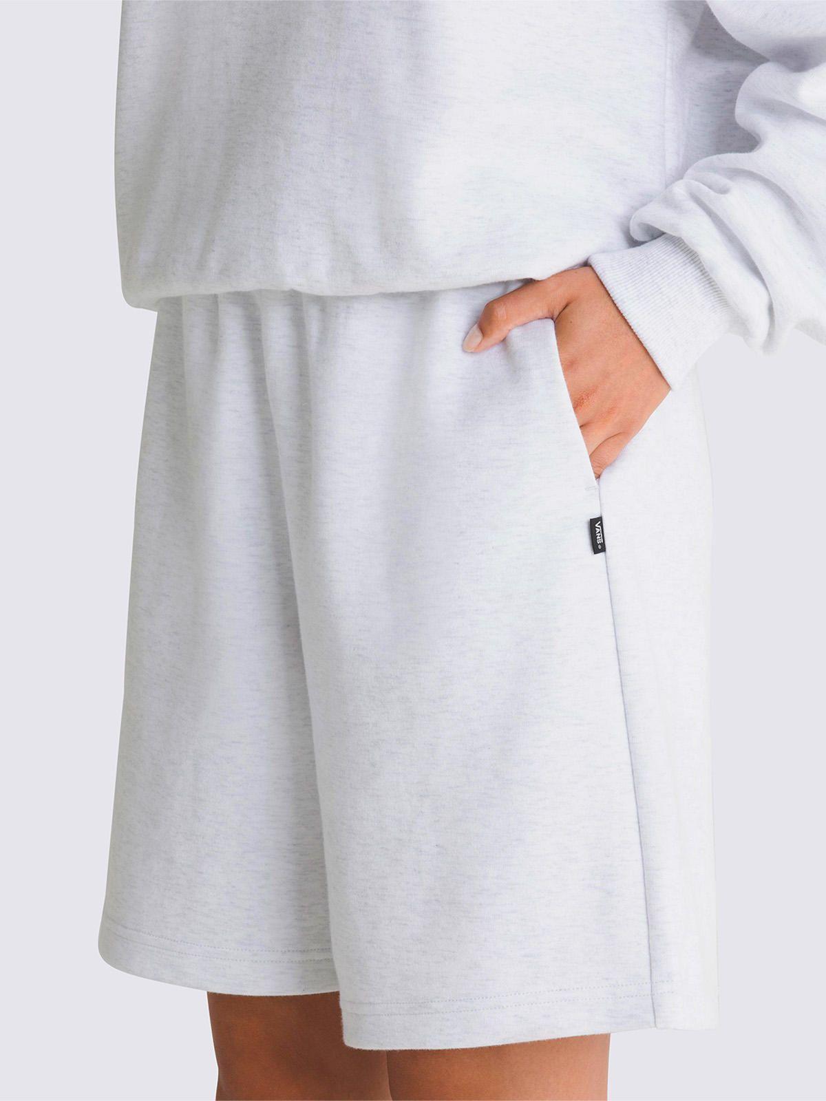 Short Elevated Double Knit Blanco Mujer-4