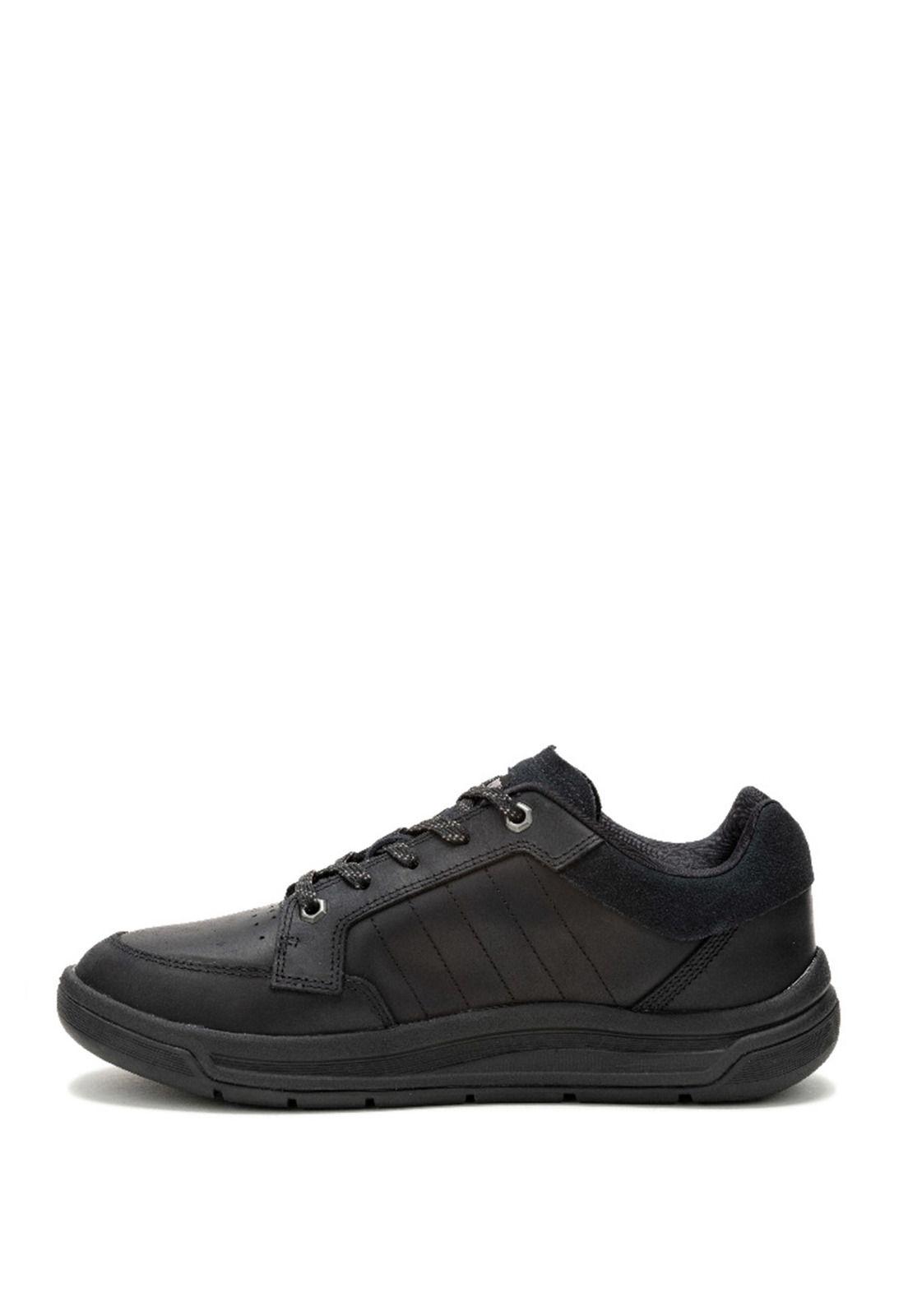 Zapatilla Cuero Hombre Apa Cush Negro-3