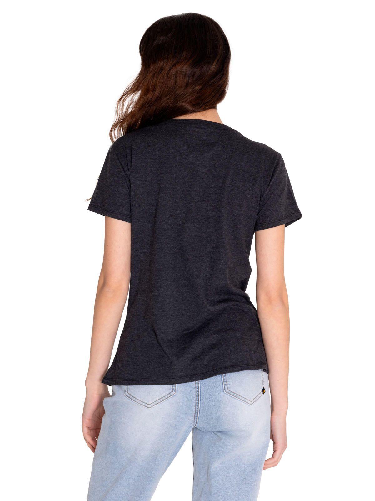 Polera Manga Corta Mujer Crew Graphic Tee 2 Negro-3