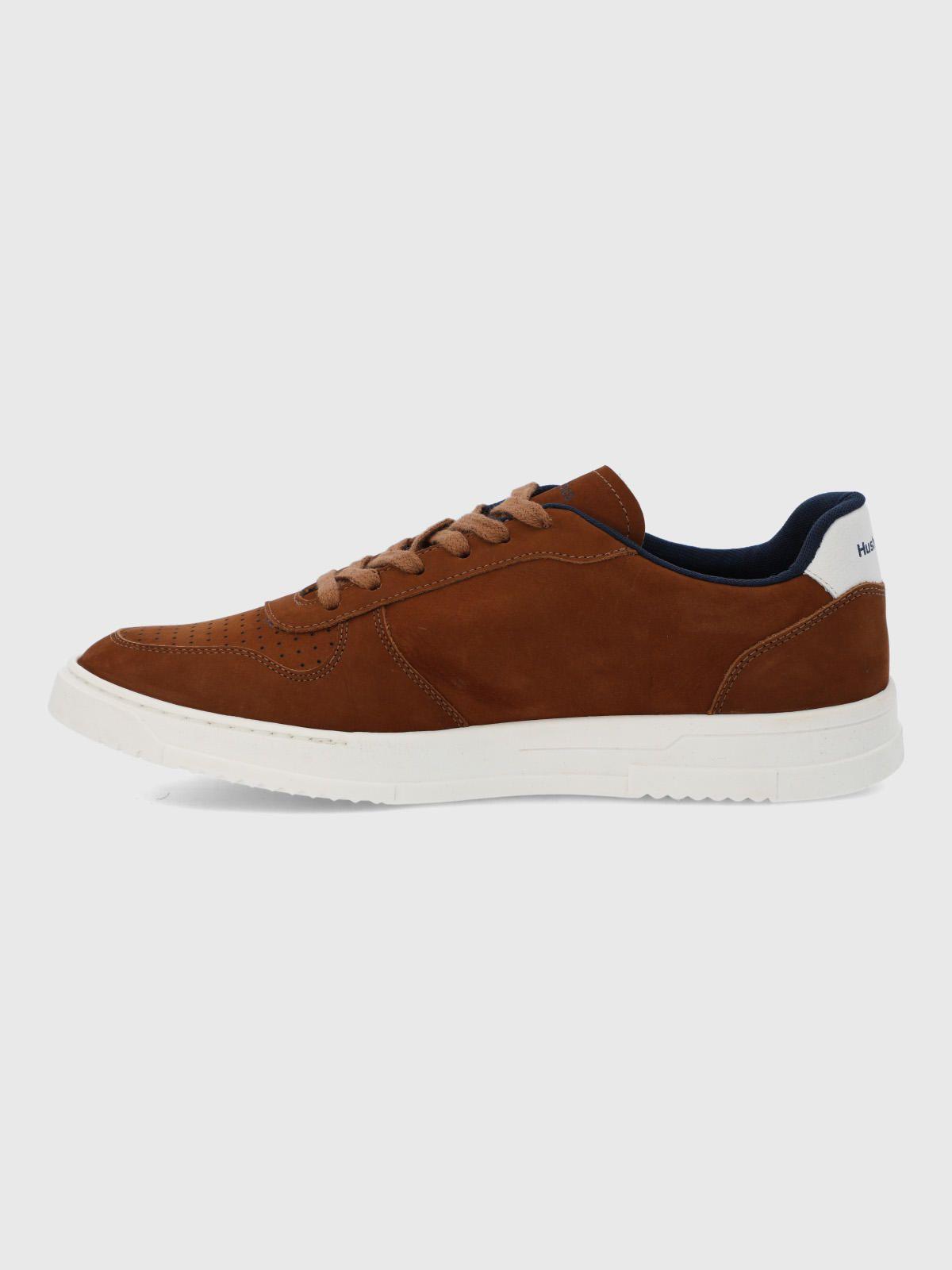 Zapatilla Cuero Hombre Philippe Café Claro-4