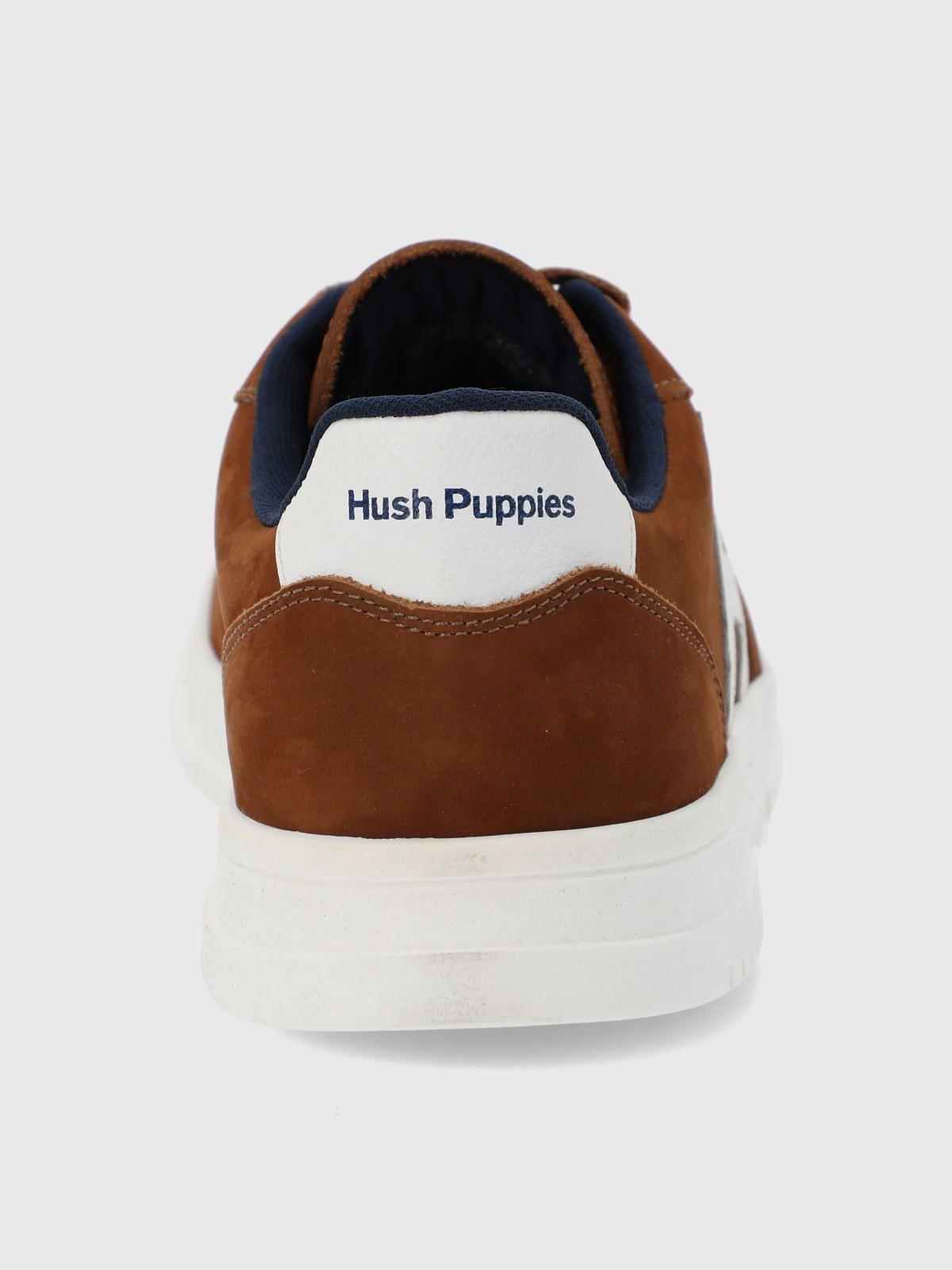 Zapatilla Cuero Hombre Philippe Café Claro-5