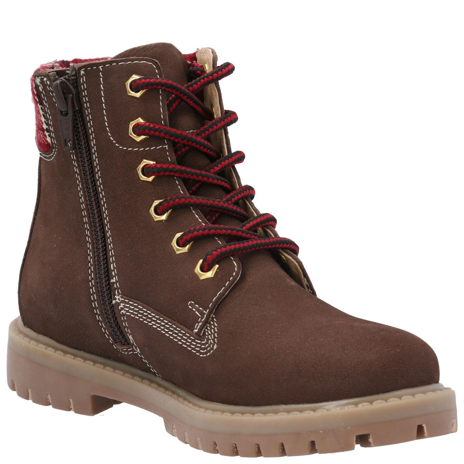 Botín Cuero Niño Baco Café-0