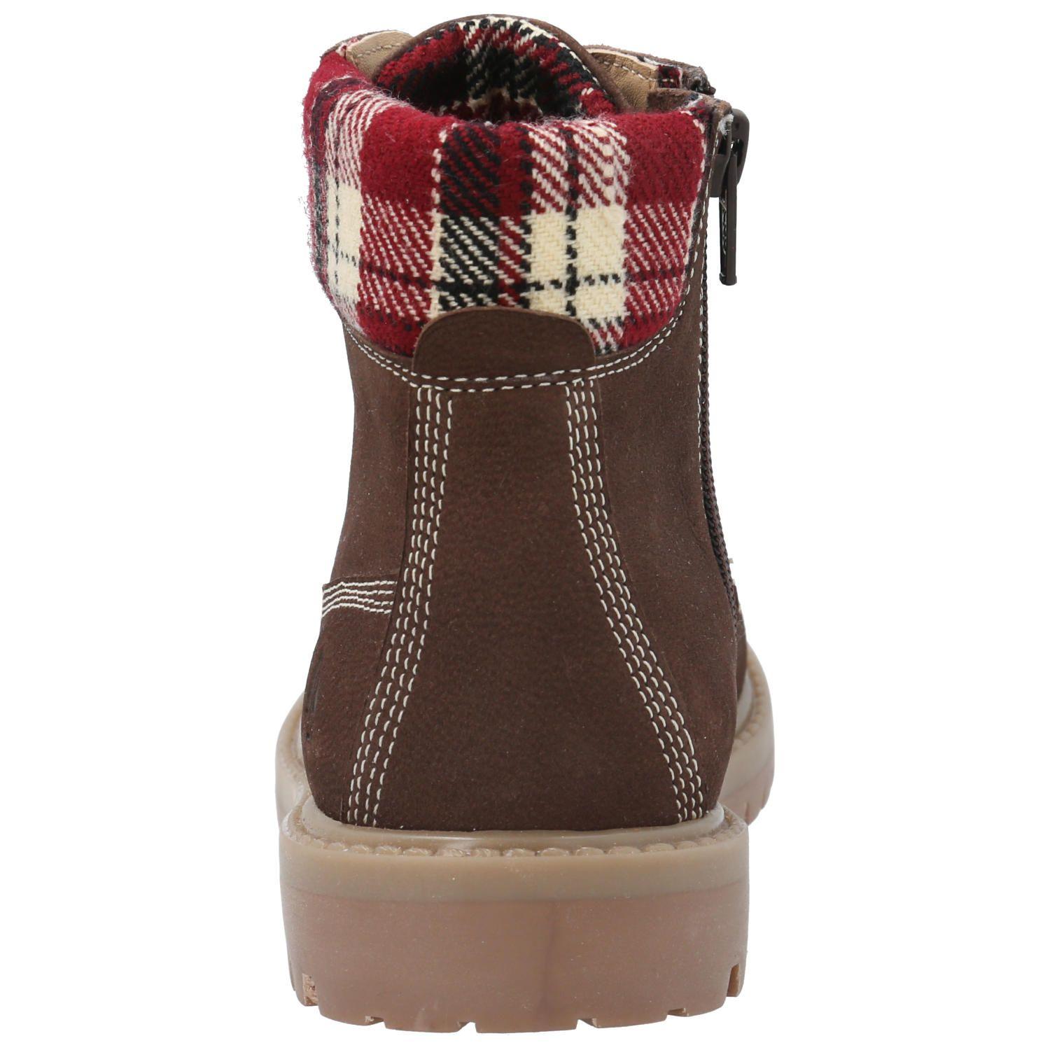 Botín Cuero Niño Baco Café-6