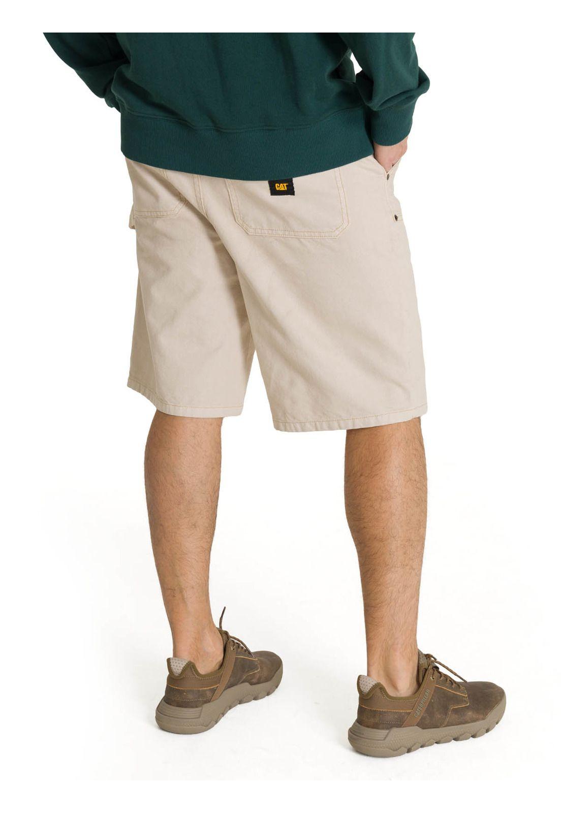 Short Hombre Double Front Carpenter Beige-3