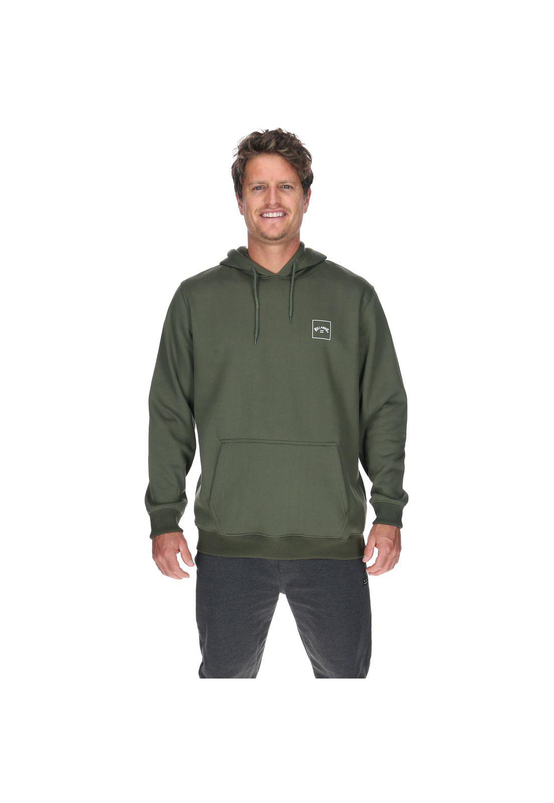 Polerón Hombre Stacked Hdy Verde-0