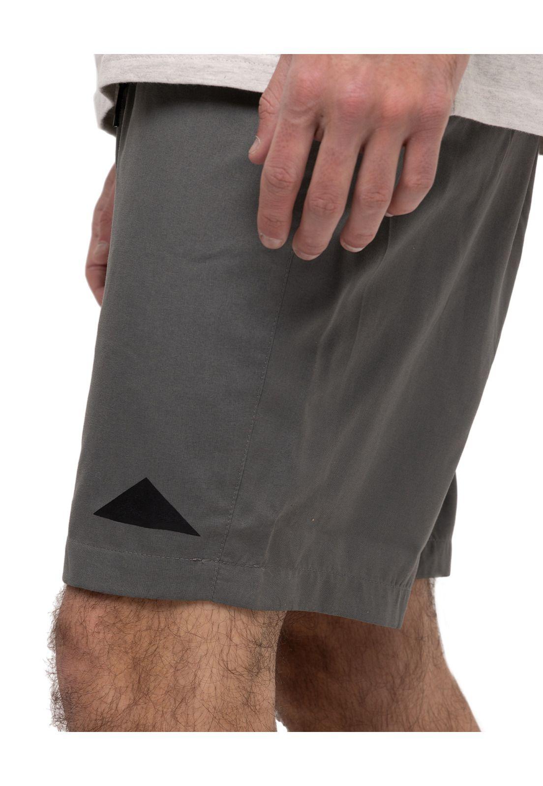 Traje De Bano Foundation Swim Trun Gris Hombre-4