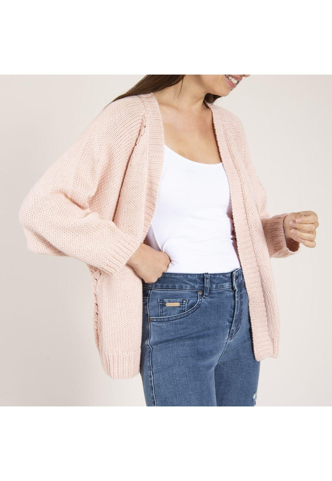 Chaleco Alpaca Mujer Kuyay Waistcoat Rosa-1