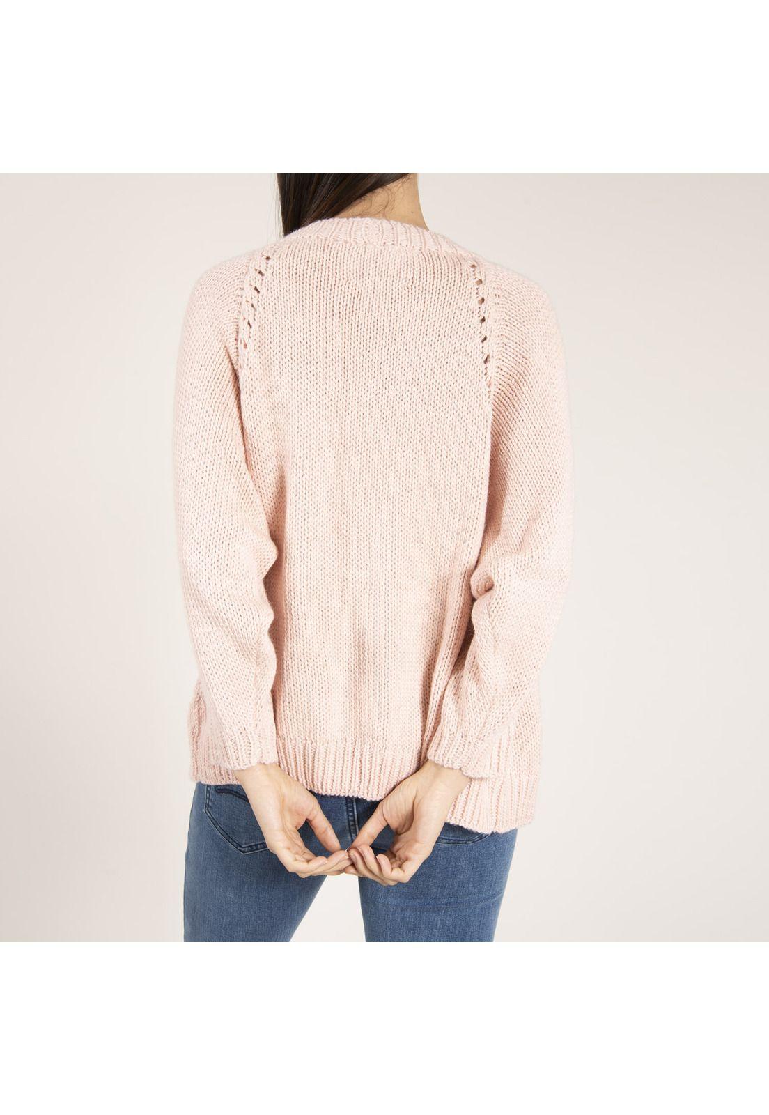 Chaleco Alpaca Mujer Kuyay Waistcoat Rosa-3