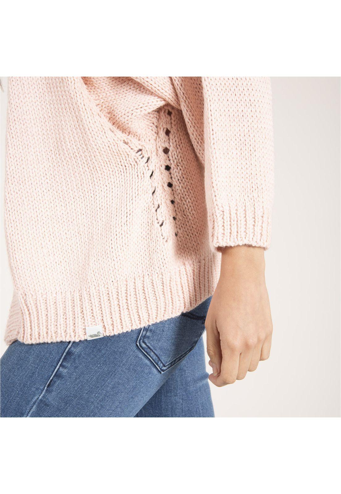 Chaleco Alpaca Mujer Kuyay Waistcoat Rosa-4