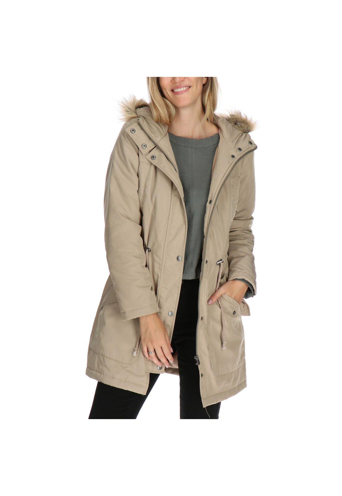 Chaqueta Valinda Waterproof Insulated Beige-0