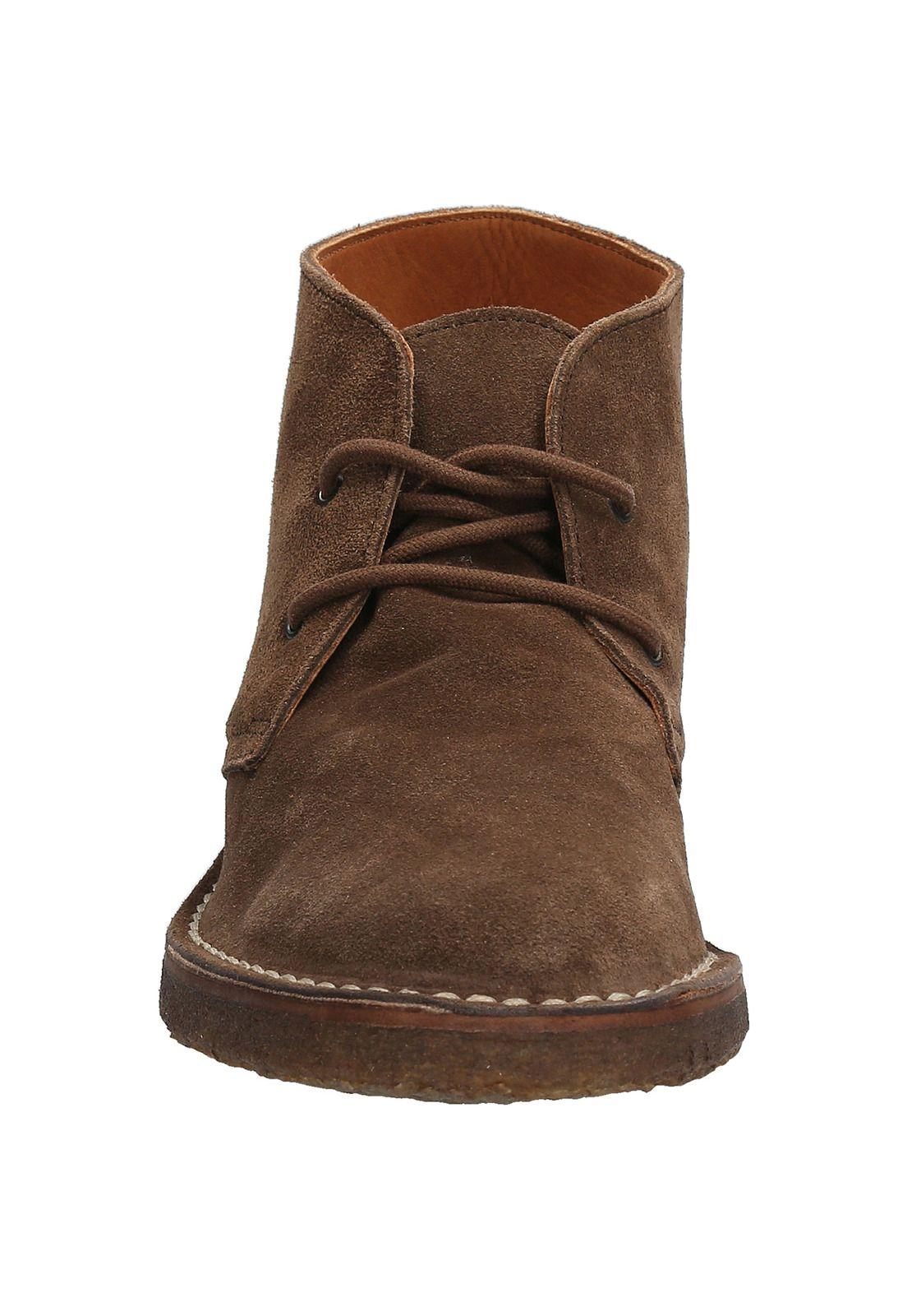 Botín Cuero Hombre Matteo Café Oscuro-3