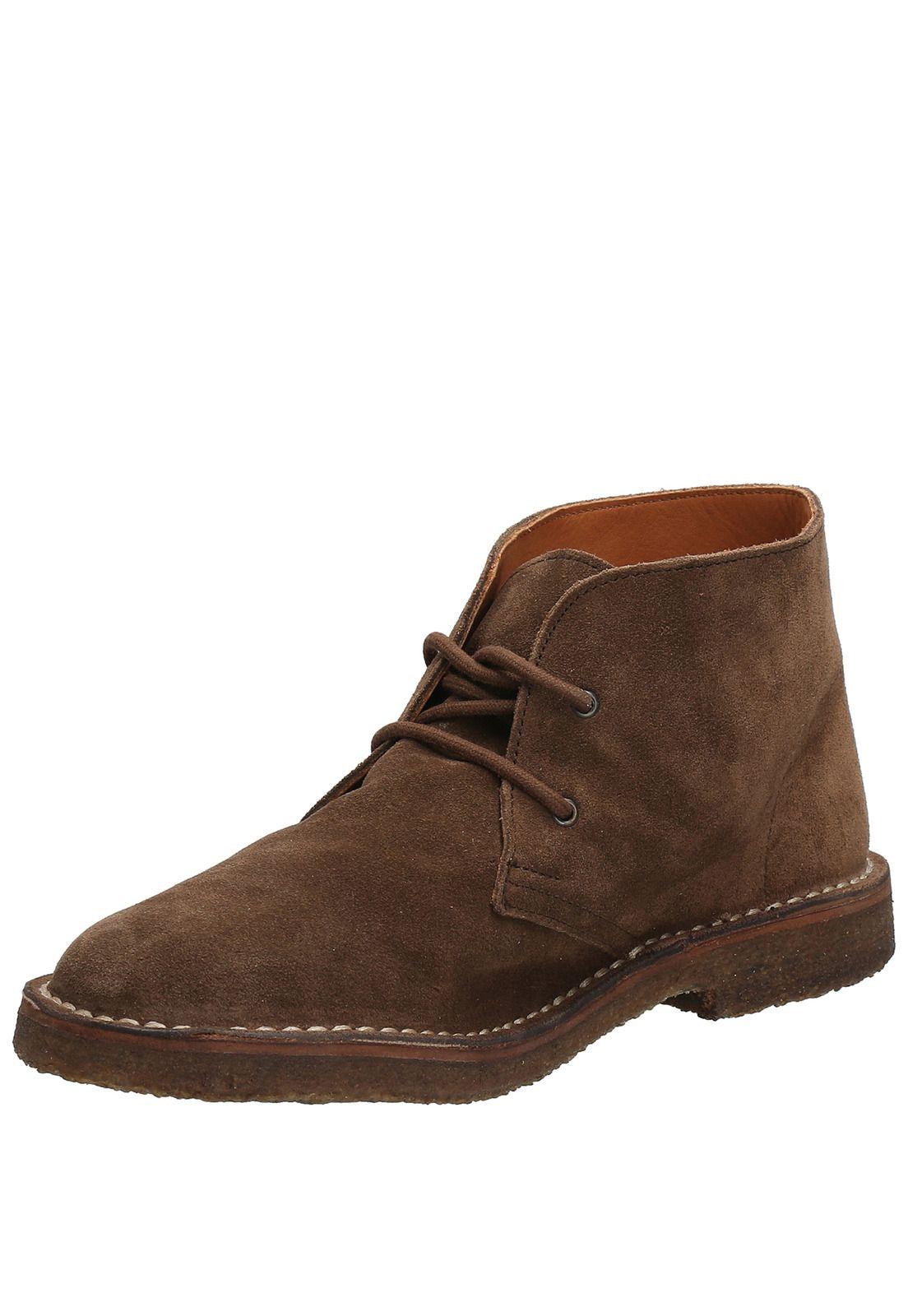 Botín Cuero Hombre Matteo Café Oscuro-4