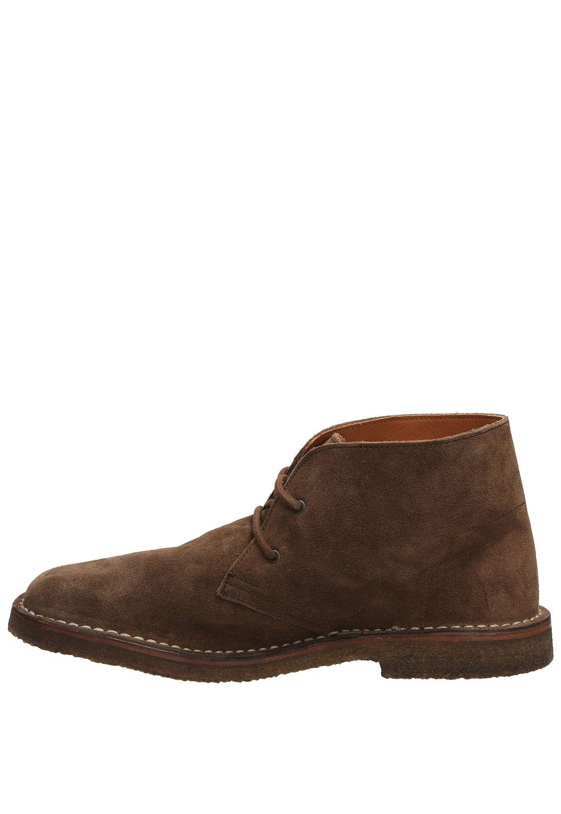 Botín Cuero Hombre Matteo Café Oscuro-5