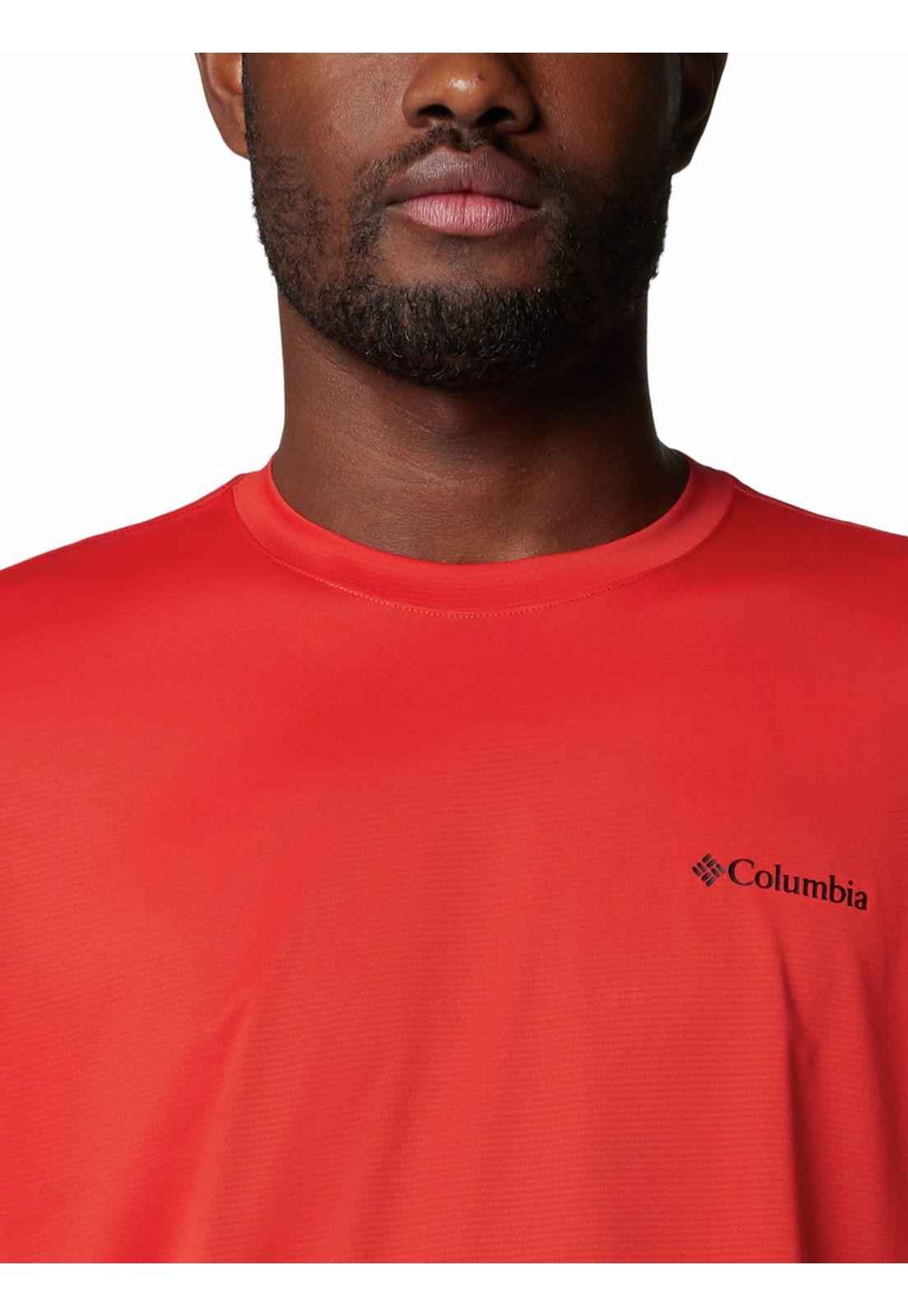 Polera Hombre Hike Crew Rojo-3