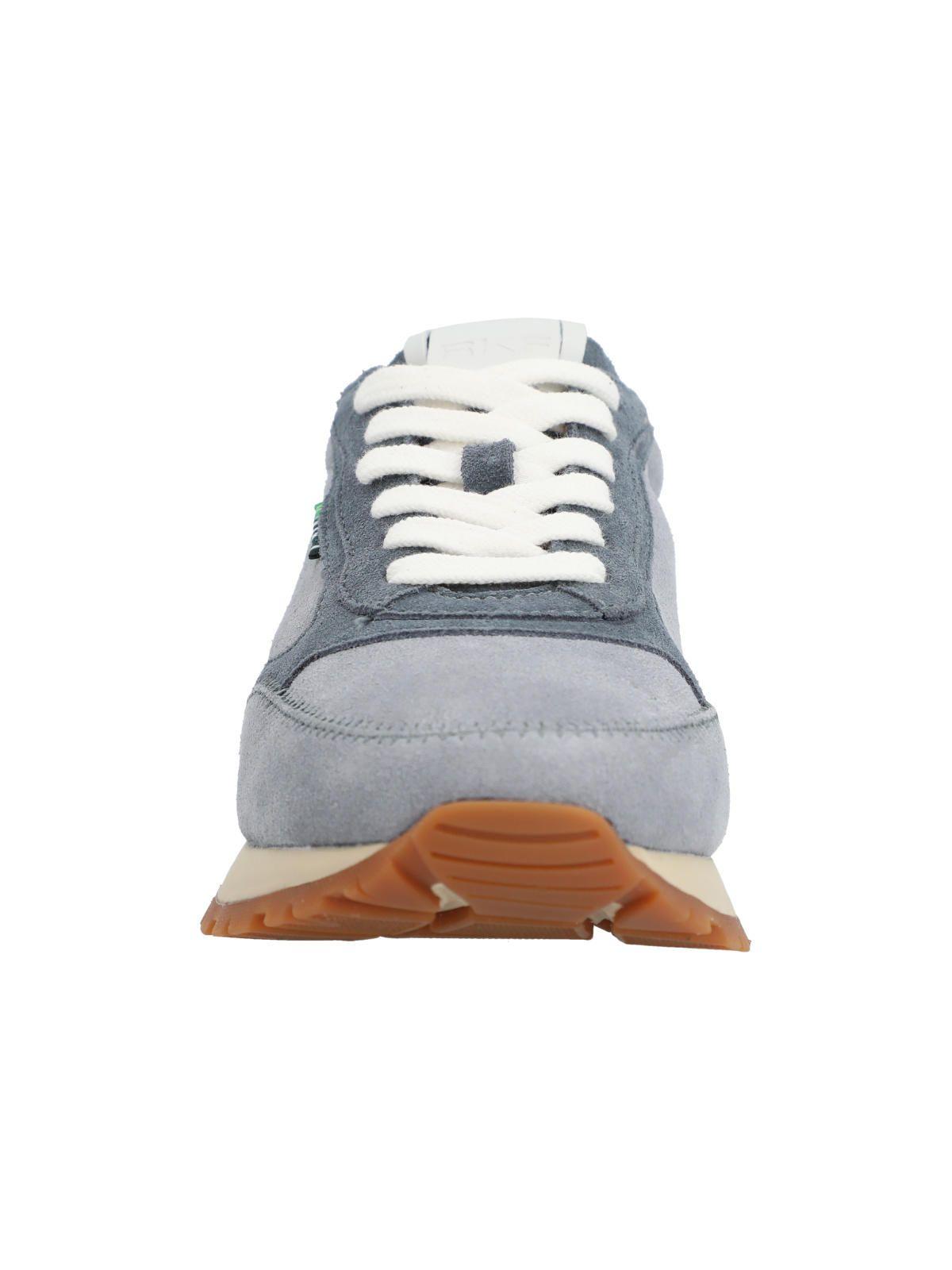 Zapatilla Cuero Mujer Timaru Azul Marino-3