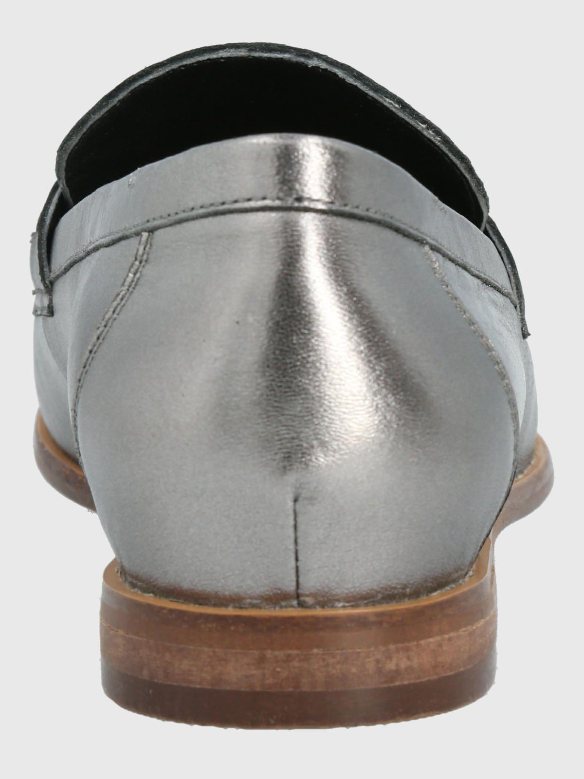 Mocasin Cuero Mujer Madsen Metalizado-6
