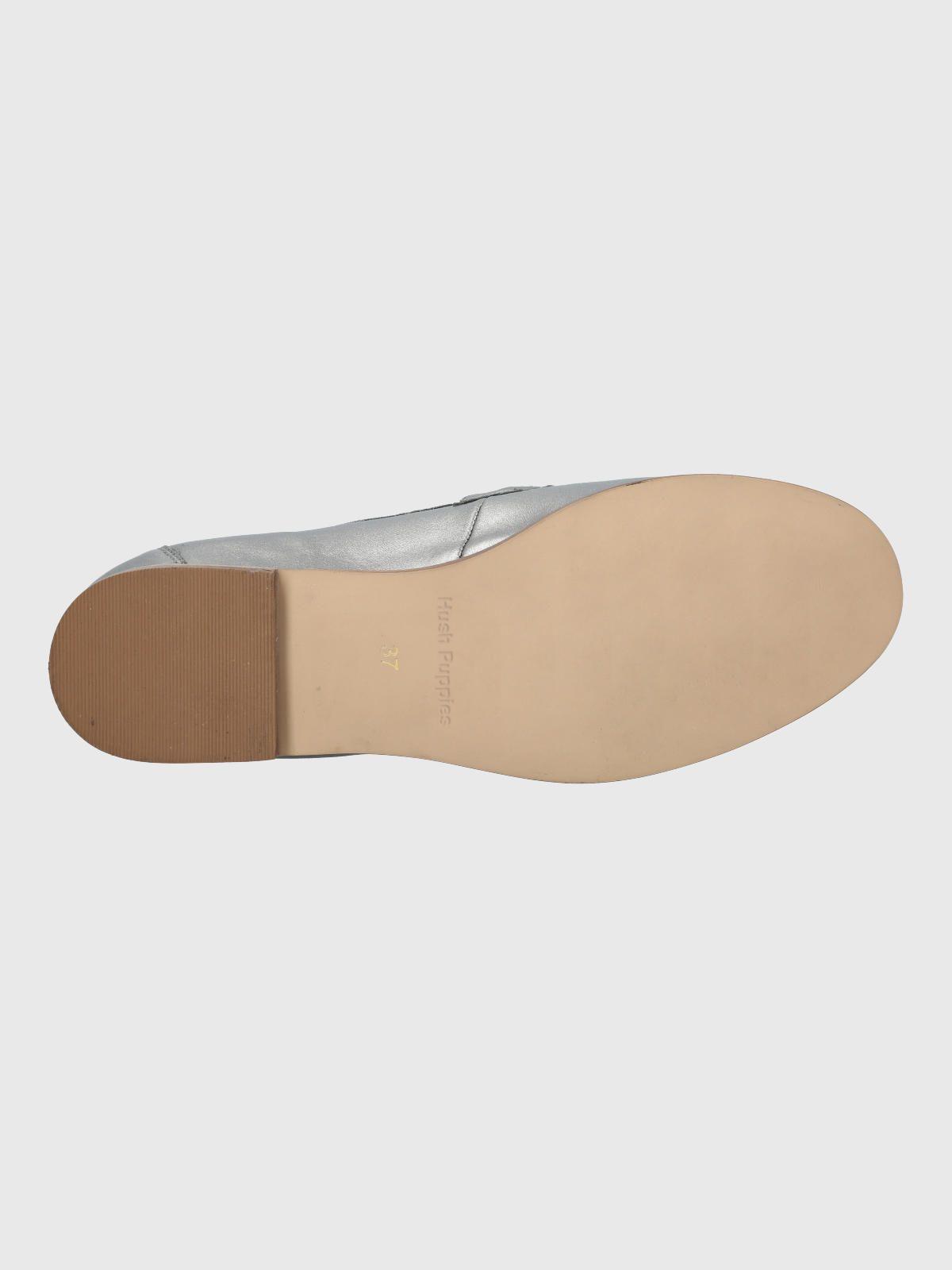 Mocasin Cuero Mujer Madsen Metalizado-7