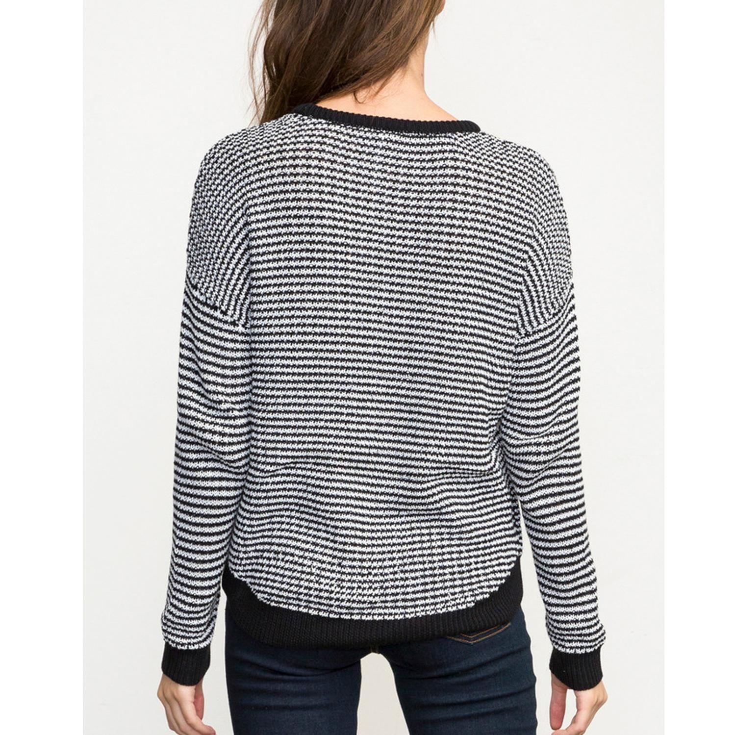 Sweater Mujer Light Up Sweater Negro Rvca-1