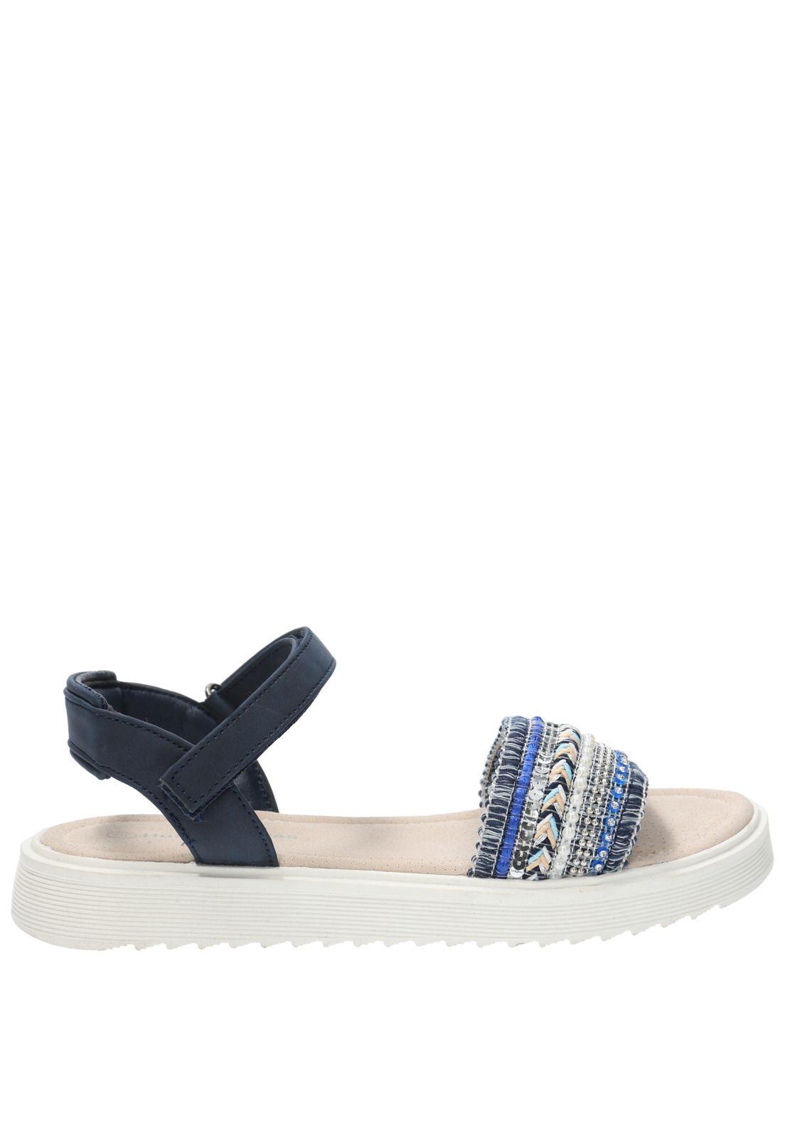 Sandalia Ohana (30-36) Azul Oscuro Niña-1