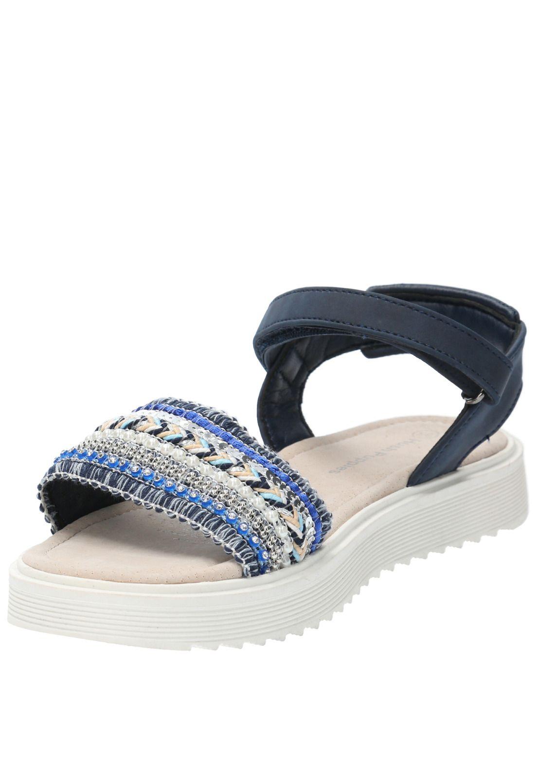 Sandalia Ohana (30-36) Azul Oscuro Niña-3