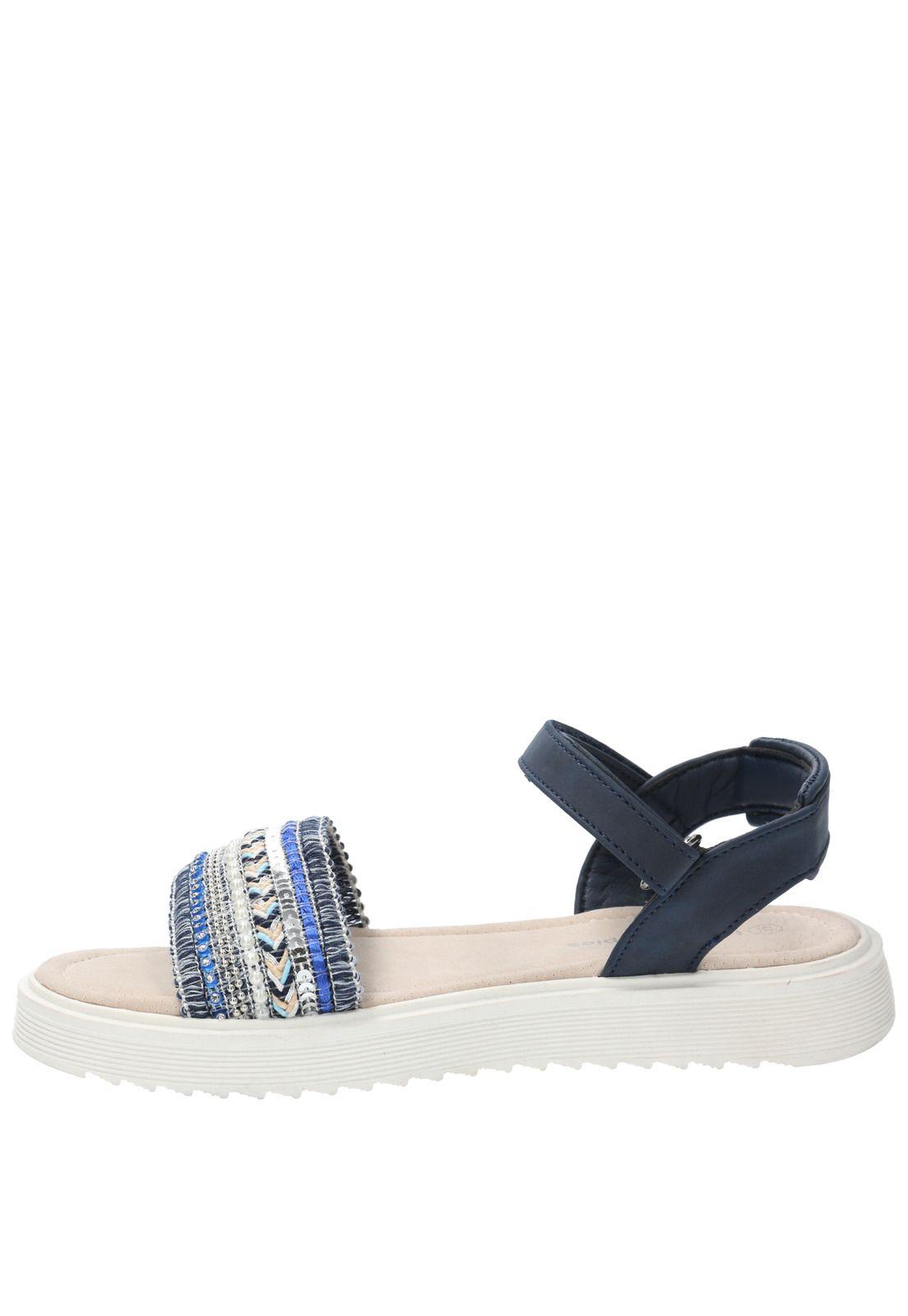 Sandalia Ohana (30-36) Azul Oscuro Niña-4