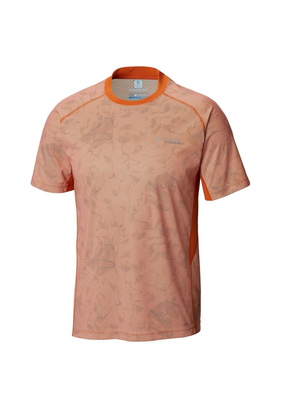 Polera M/C Solar Ice™ Ii Short Sleeve Shirt Naranja-0