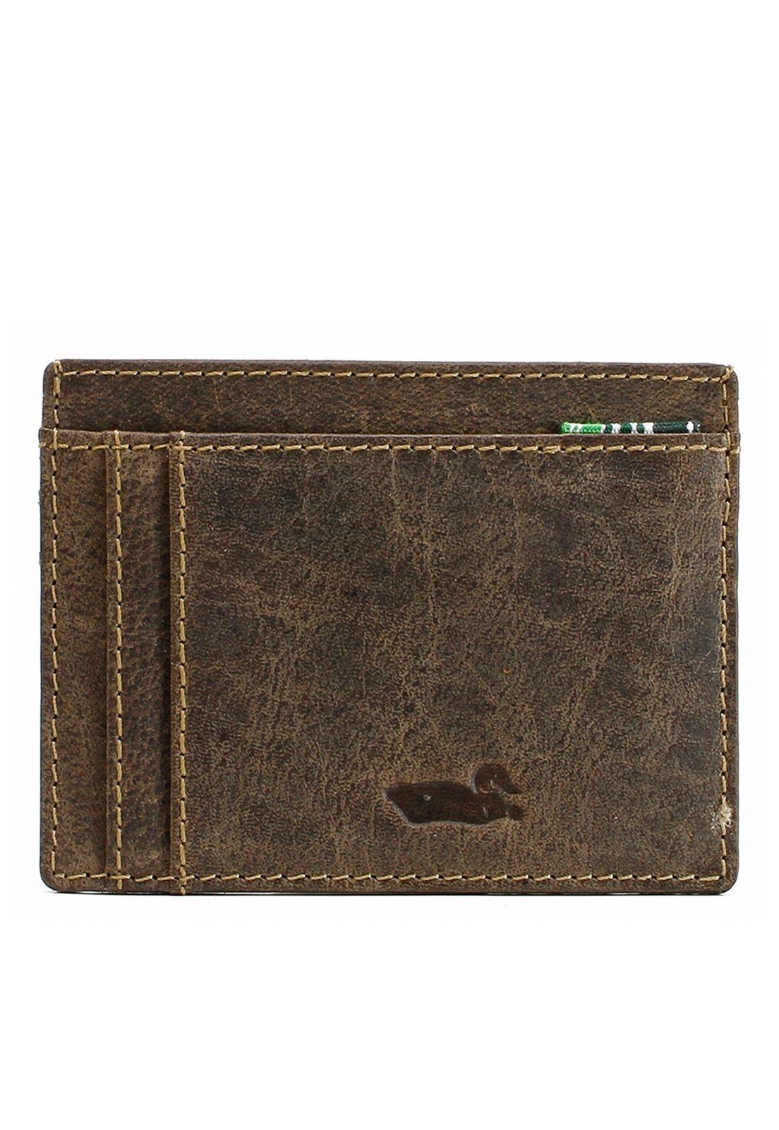 Billetera Hombre Cuero Cardcase Café-0