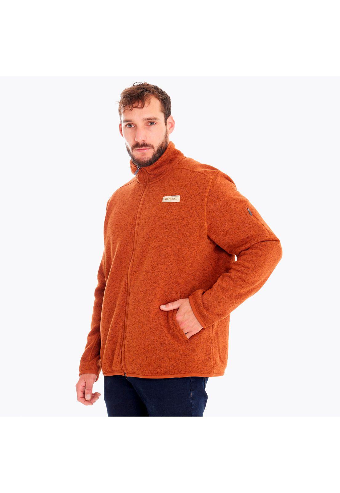 Polar Hombre Sweater Weather Full Zip Café-1