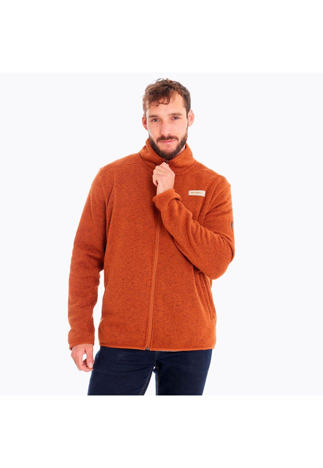 Polar Hombre Sweater Weather Full Zip Café-3
