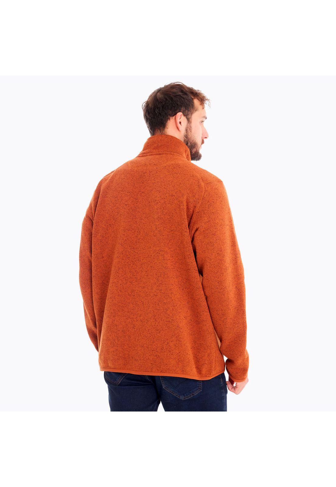 Polar Hombre Sweater Weather Full Zip Café-4