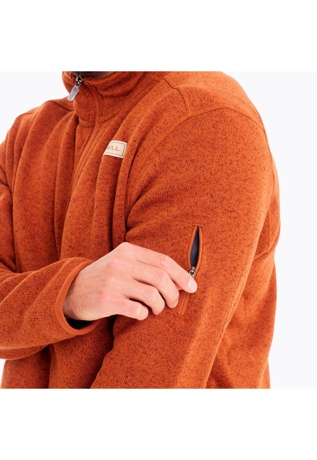 Polar Hombre Sweater Weather Full Zip Café-5