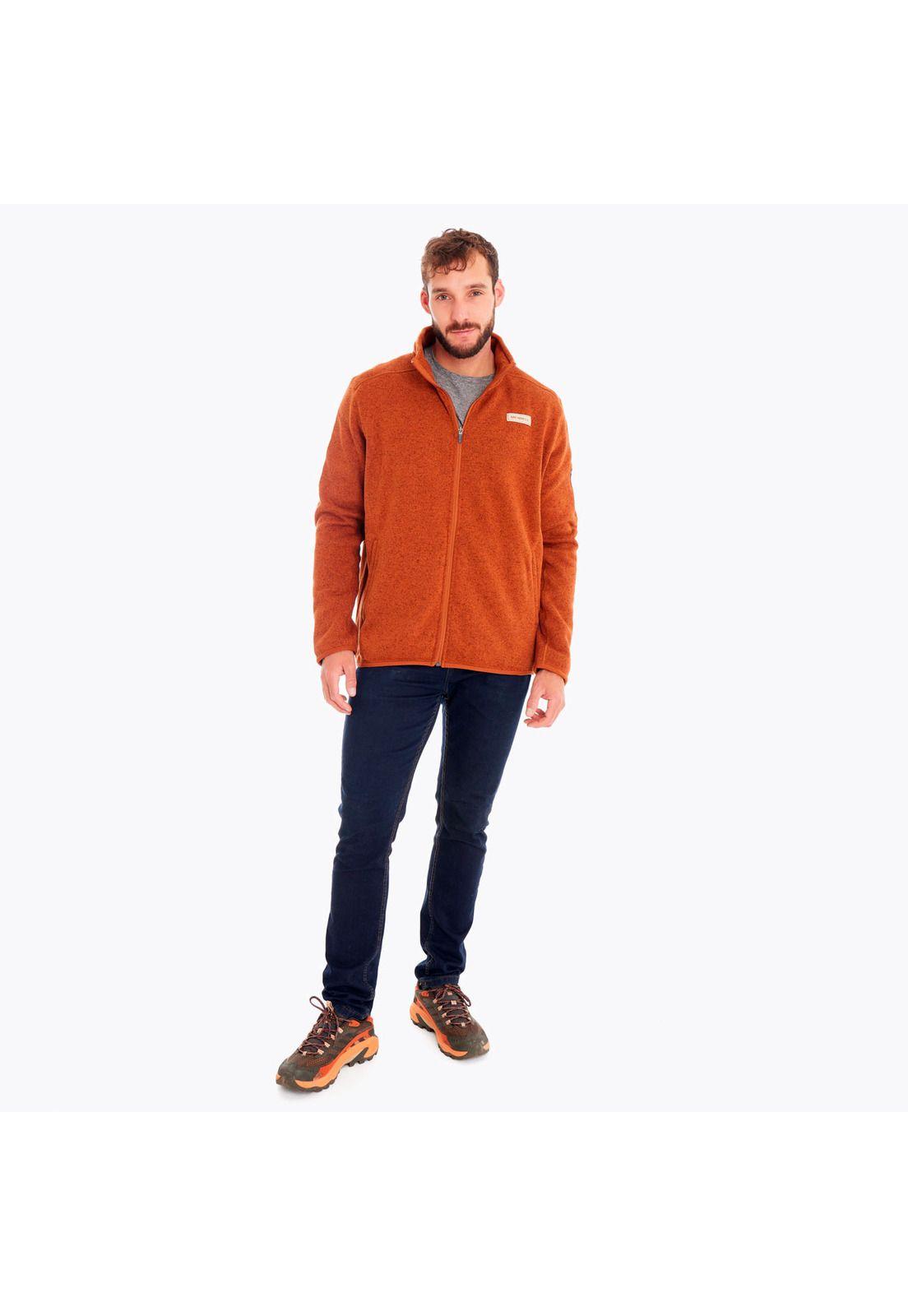 Polar Hombre Sweater Weather Full Zip Café-6