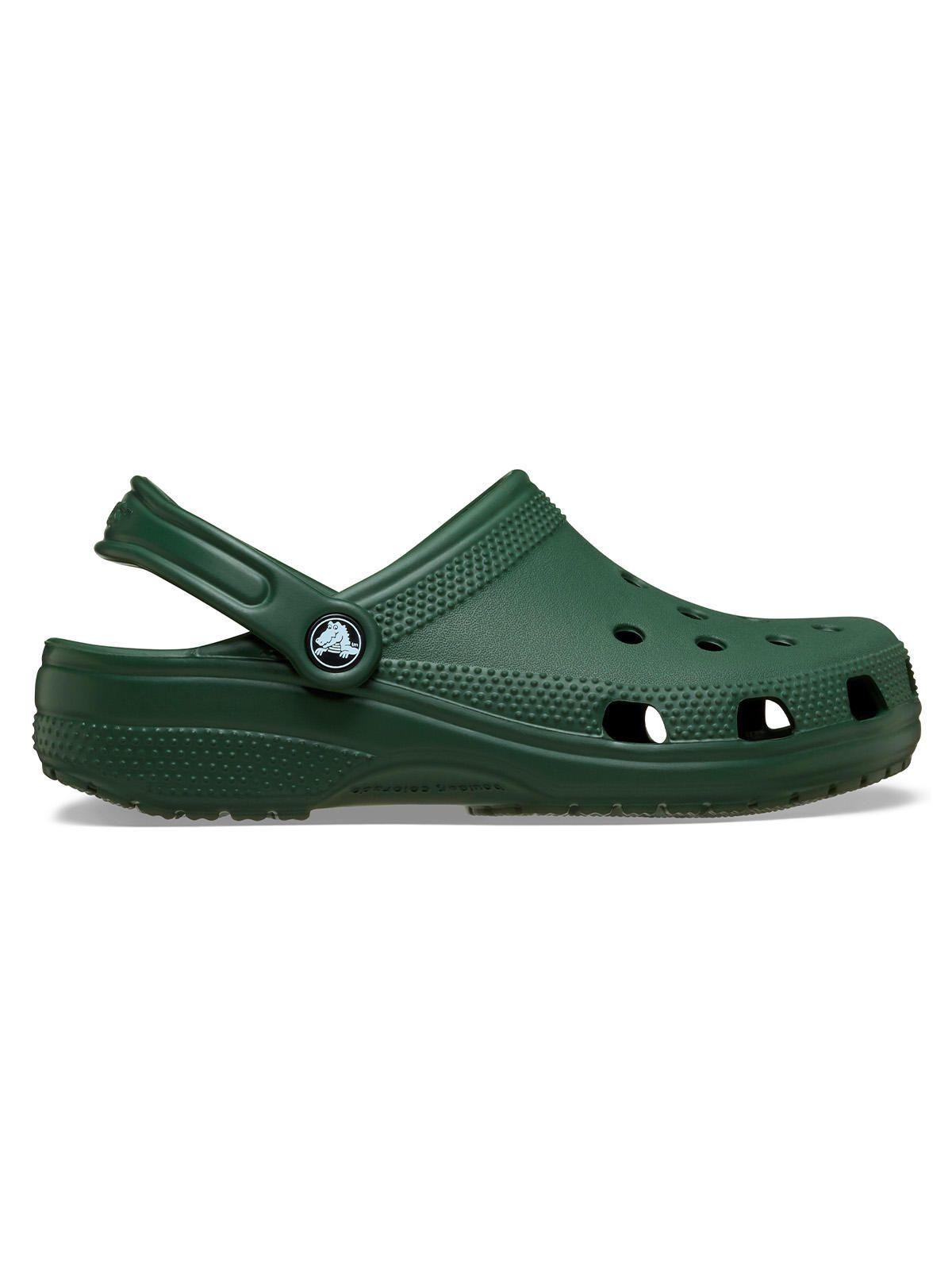 Zueco Unisex Classic Clog Verde Oscuro-0