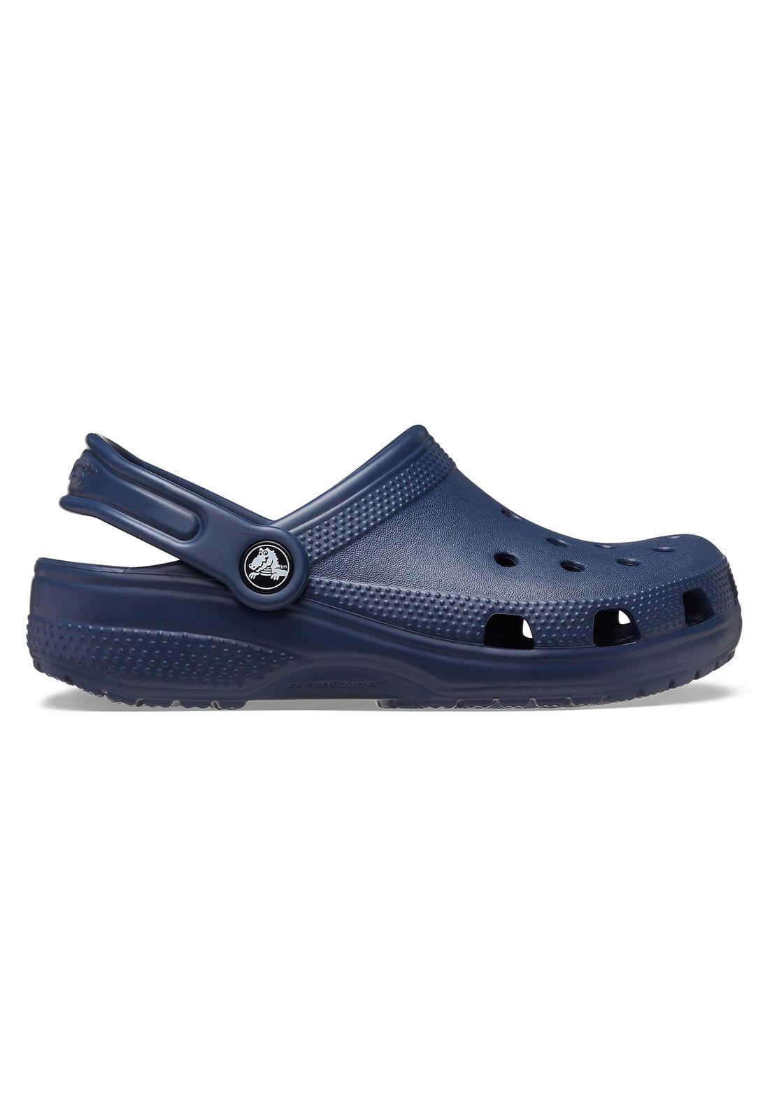 Zueco Crocs Niño Classic Clog T Azul Marino-0
