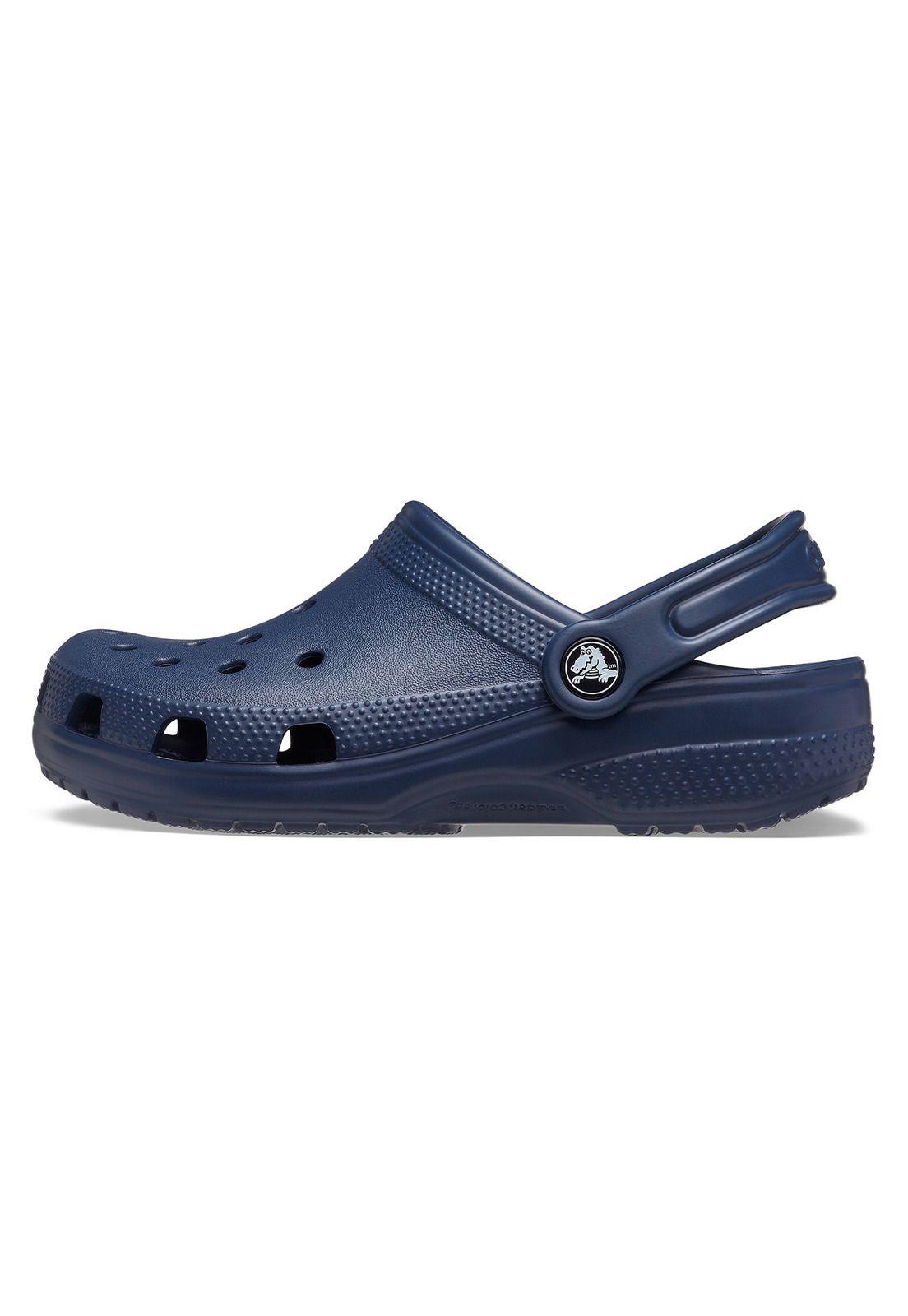 Zueco Crocs Niño Classic Clog T Azul Marino-1