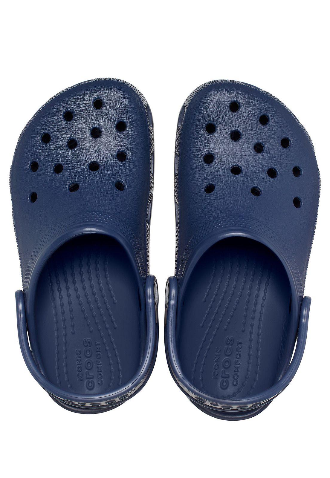 Zueco Crocs Niño Classic Clog T Azul Marino-4
