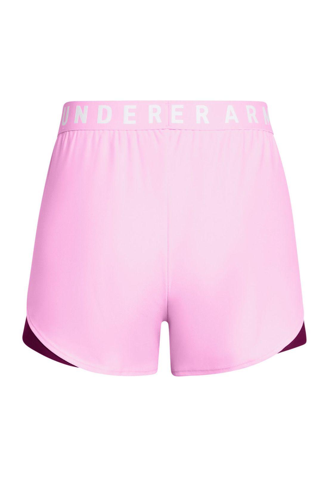 Shorts UA Play Up 3.0 para mujer Rosa-1