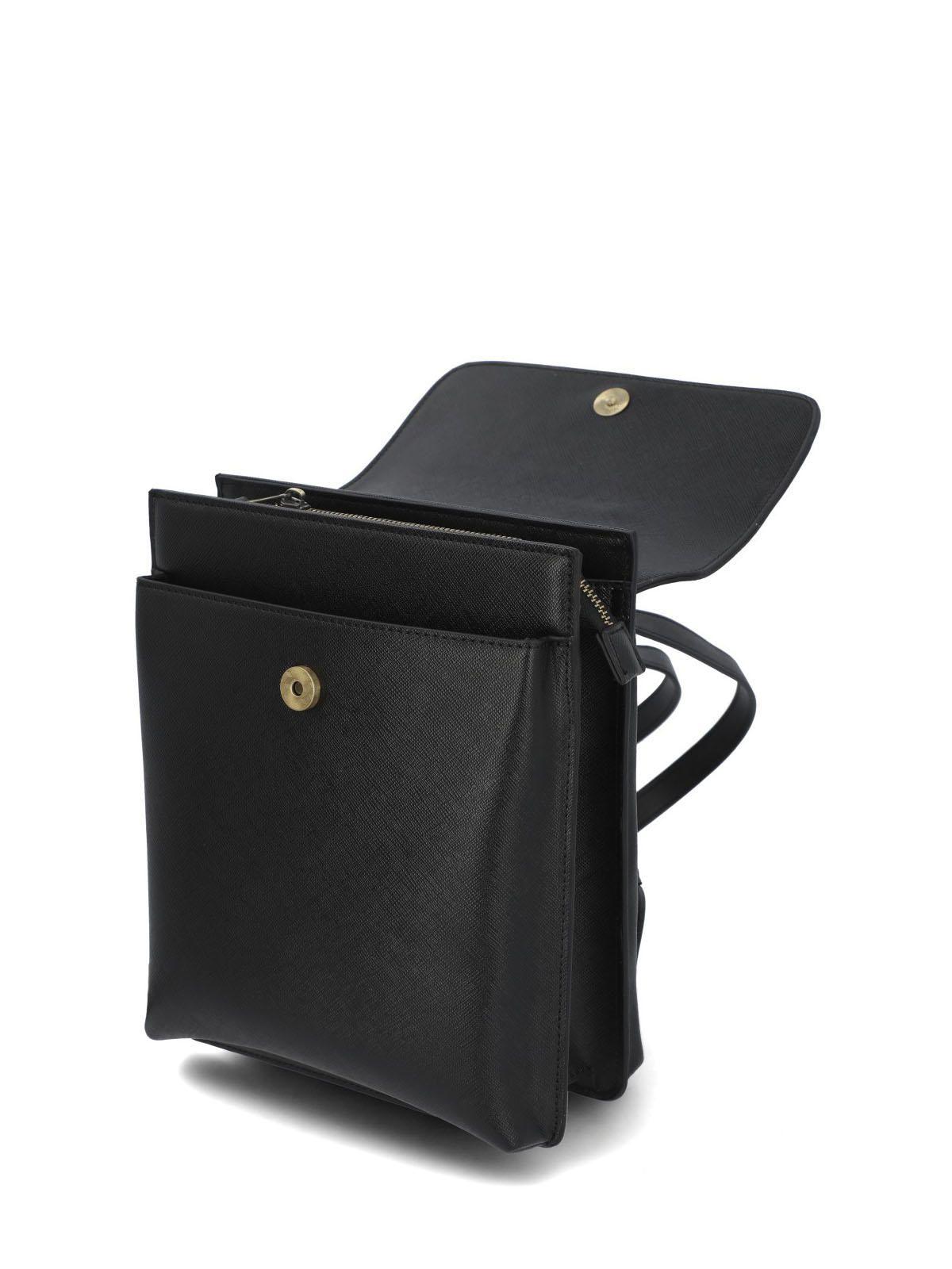 Mochila Ecocuero Mujer Sally Back Negro-3