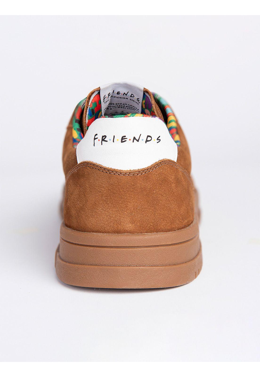 Zapatilla Cuero Friends Hombre Hudson Café-6