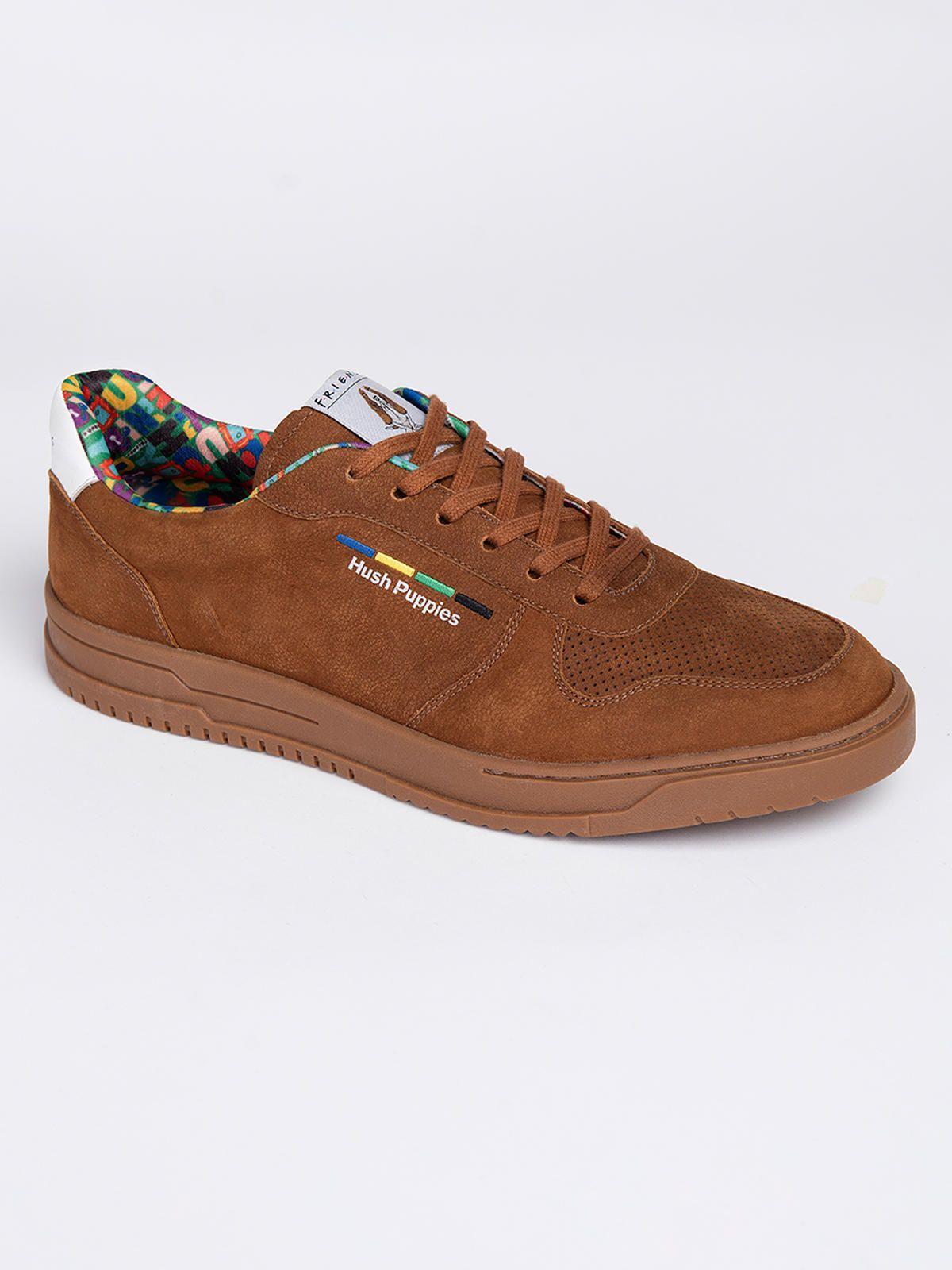Zapatilla Cuero Friends Hombre Hudson Café-0