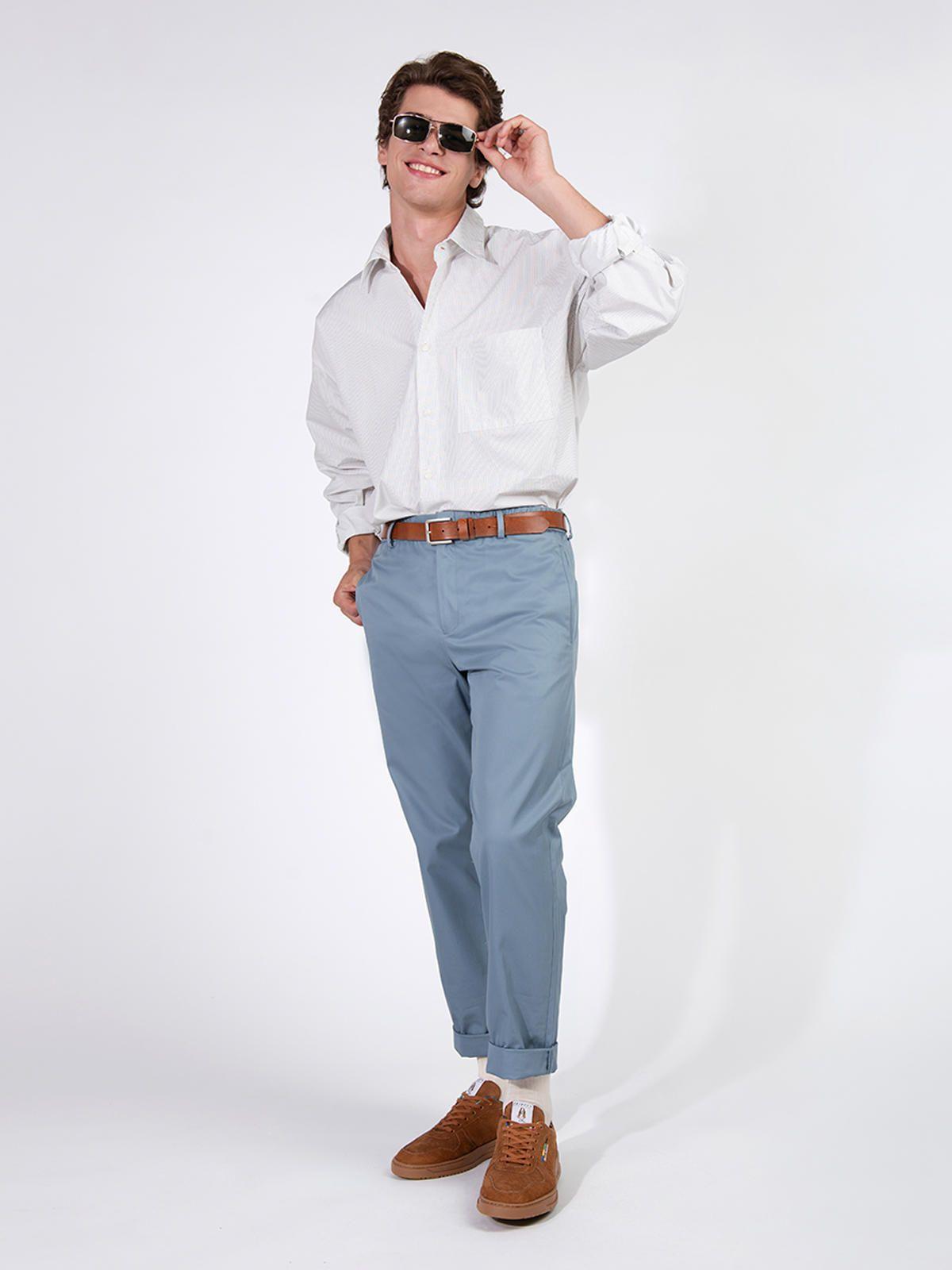 Zapatilla Cuero Friends Hombre Hudson Café-1