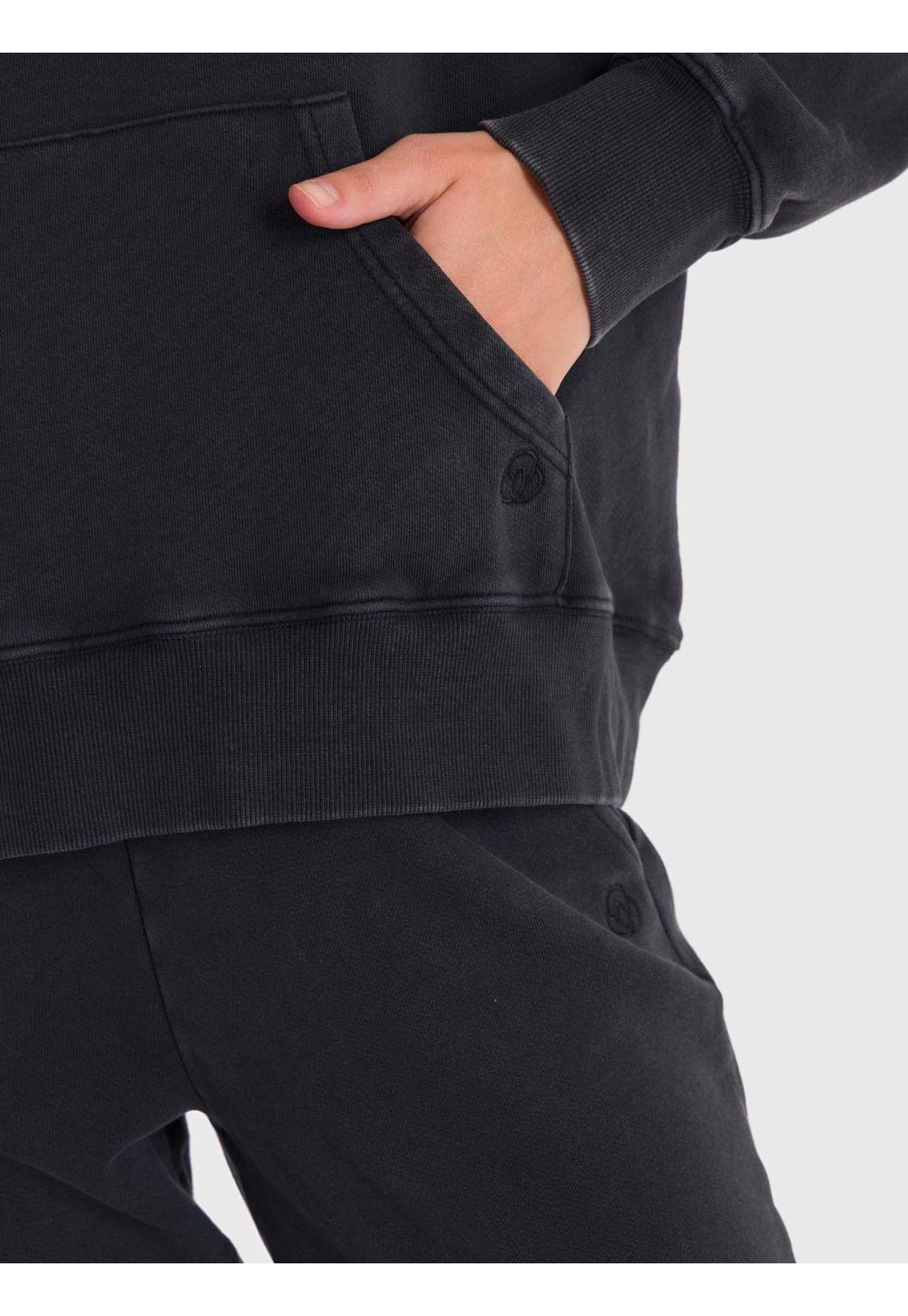 Polerón Mujer Hoodie Mich Negro-5