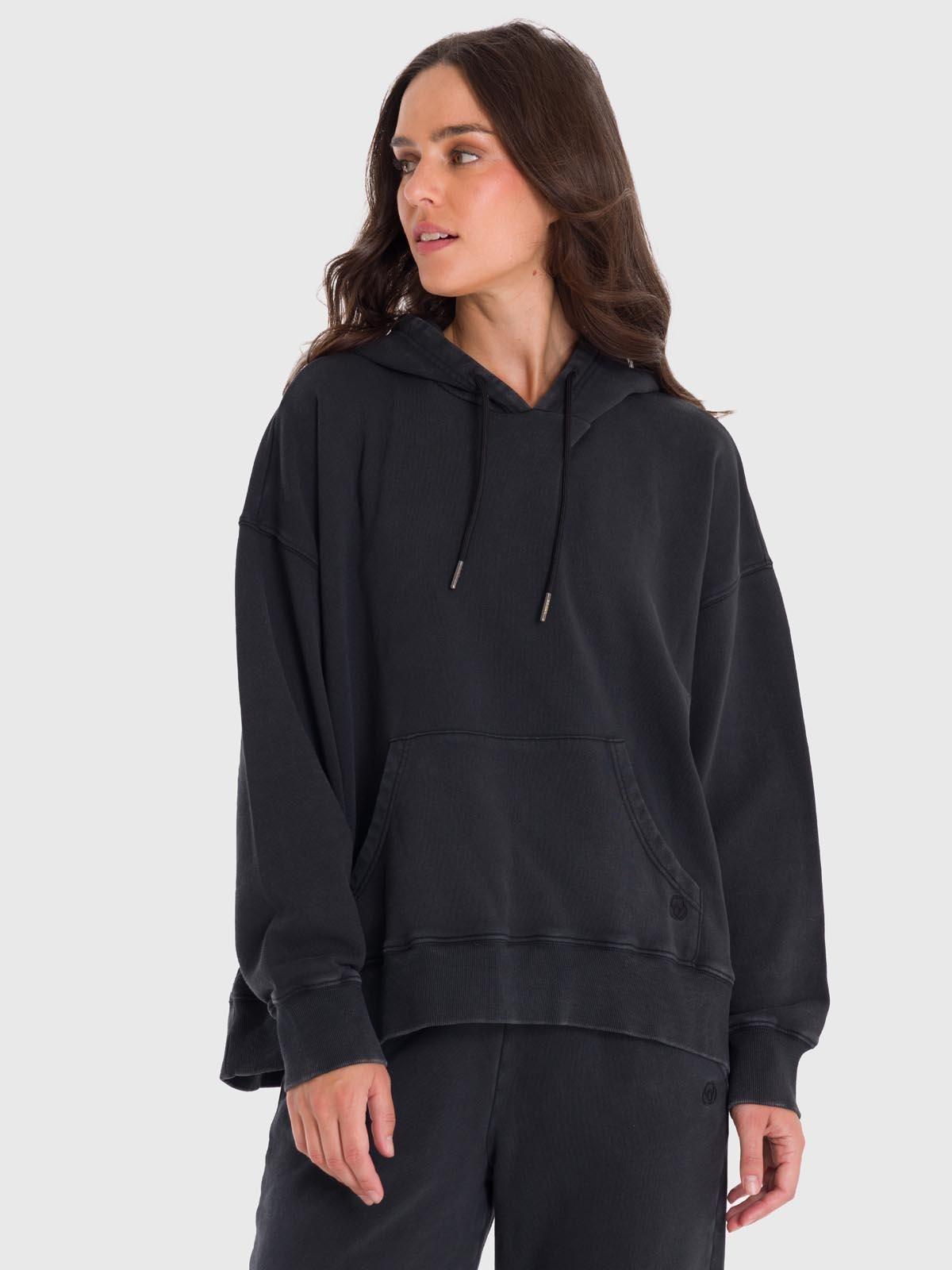 Polerón Mujer Hoodie Mich Negro-4