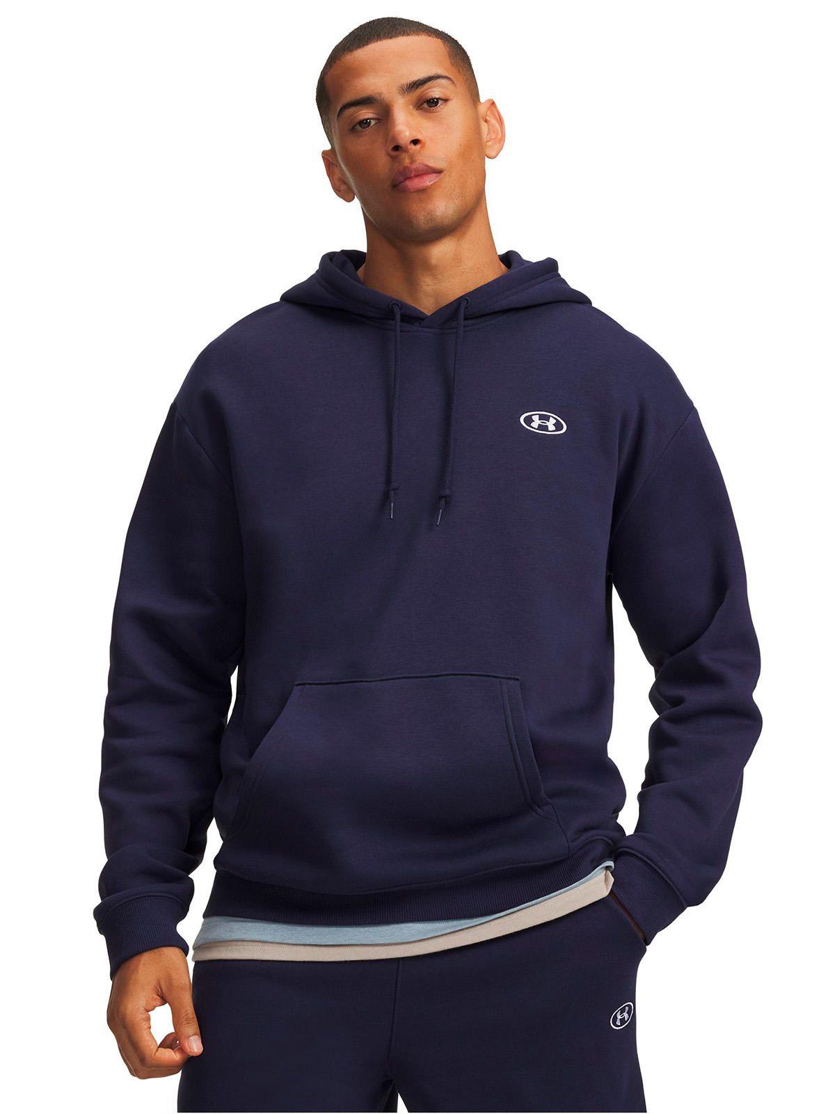 Poleron Rival Fleece azul marino Hombre-0