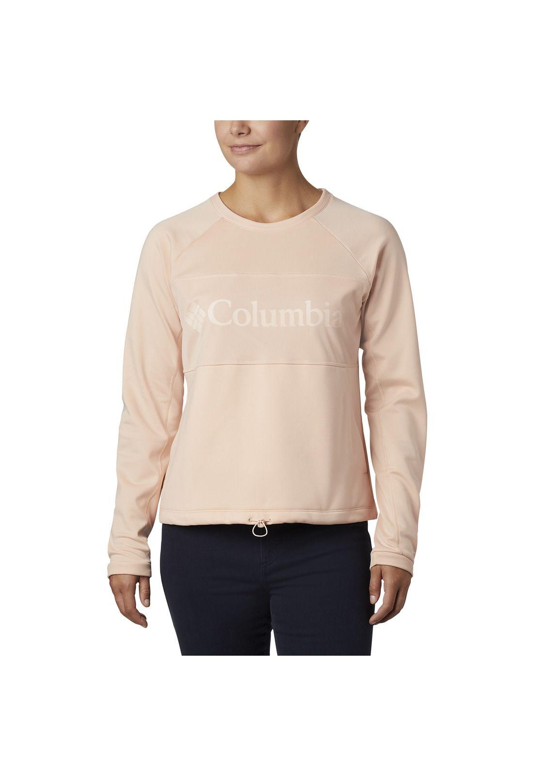 Poleron Mujer Windgates Fleece Crema-0