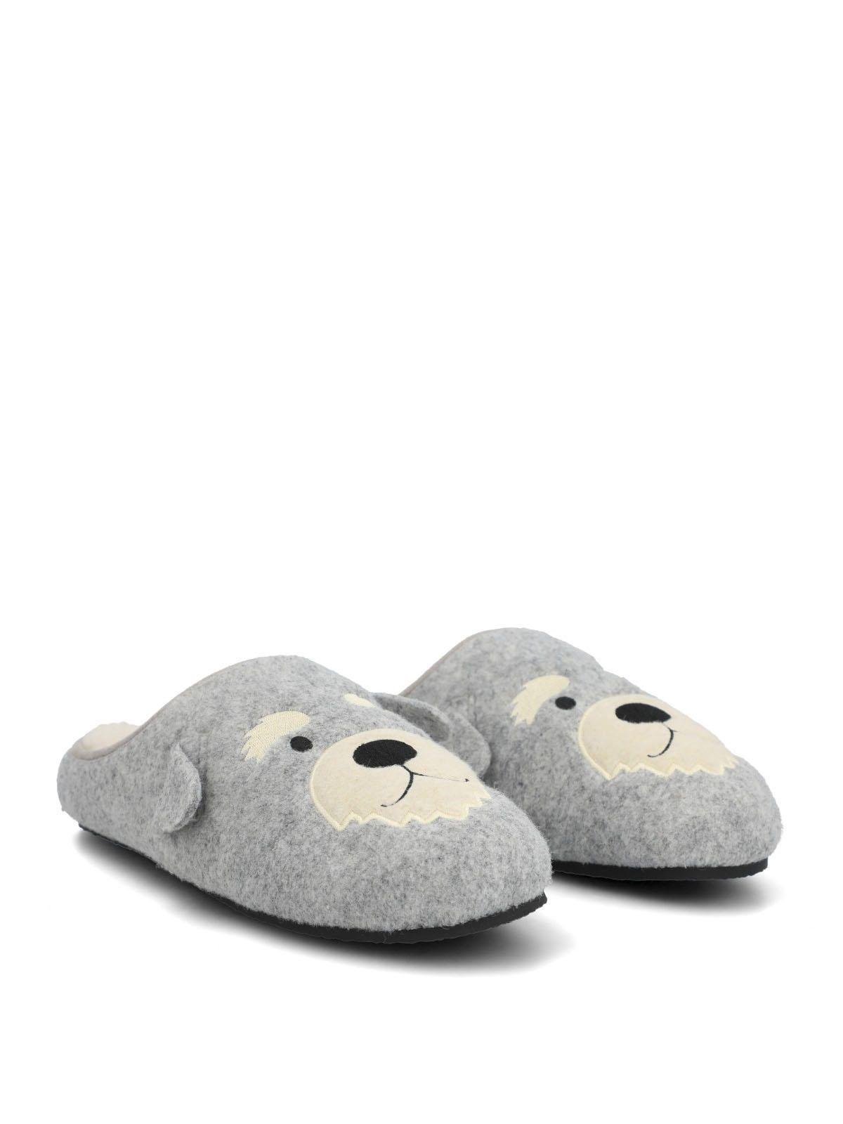 Pantufla Unisex Hp Slipper Schnauz Gris-0