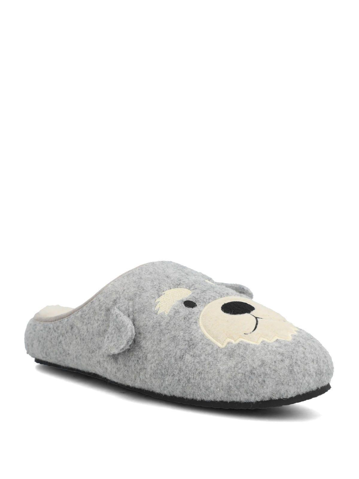 Pantufla Unisex Hp Slipper Schnauz Gris-1
