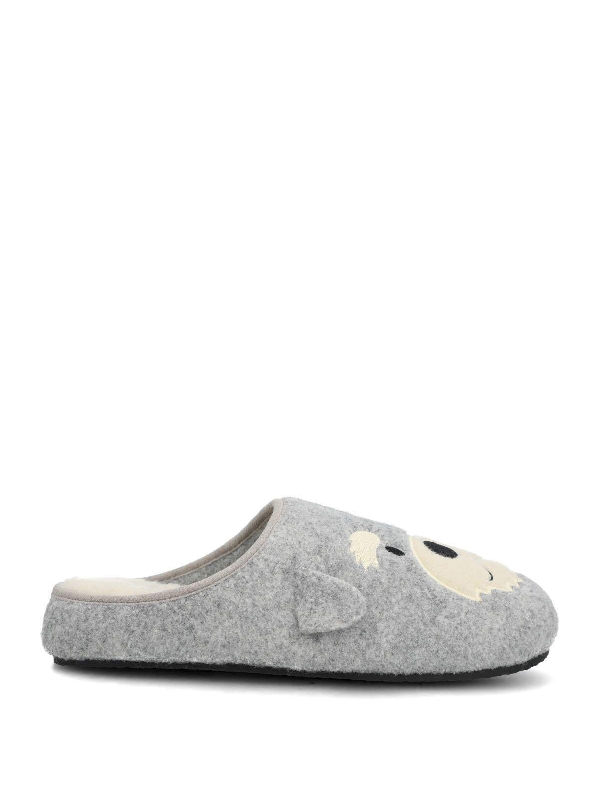 Pantufla Unisex Hp Slipper Schnauz Gris-2