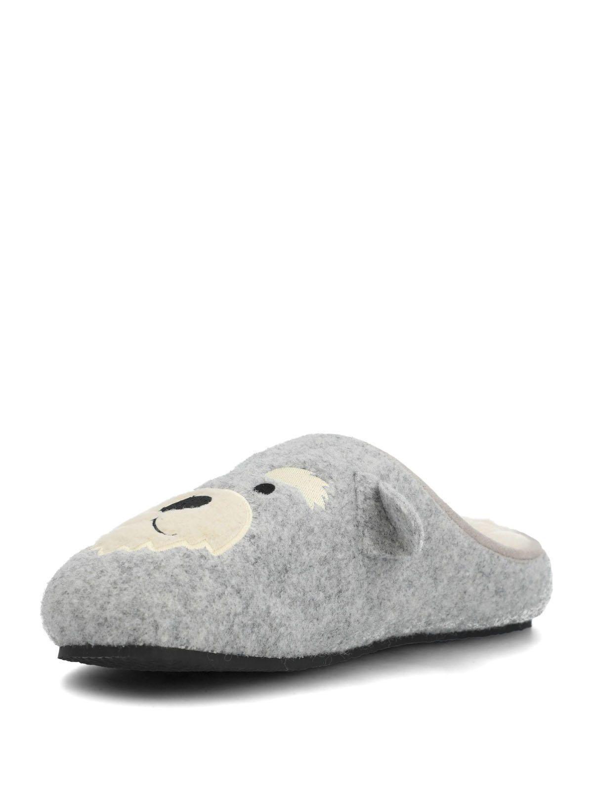 Pantufla Unisex Hp Slipper Schnauz Gris-5