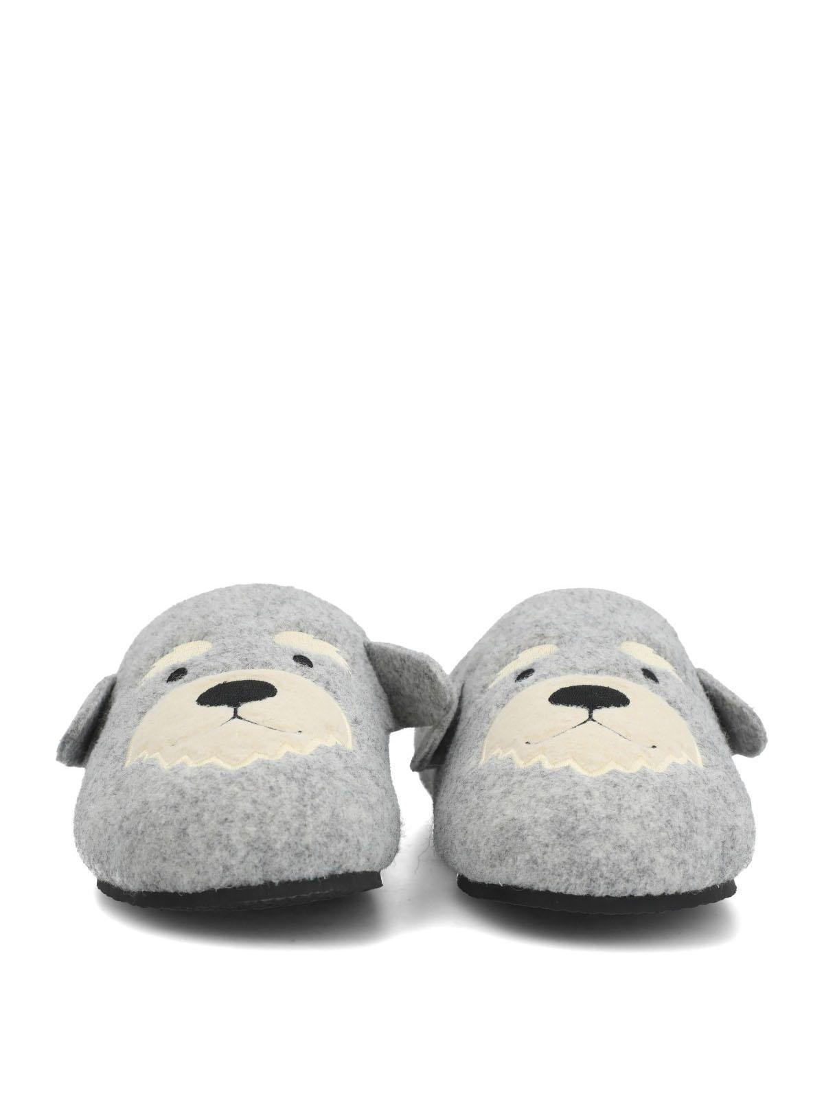 Pantufla Unisex Hp Slipper Schnauz Gris-7